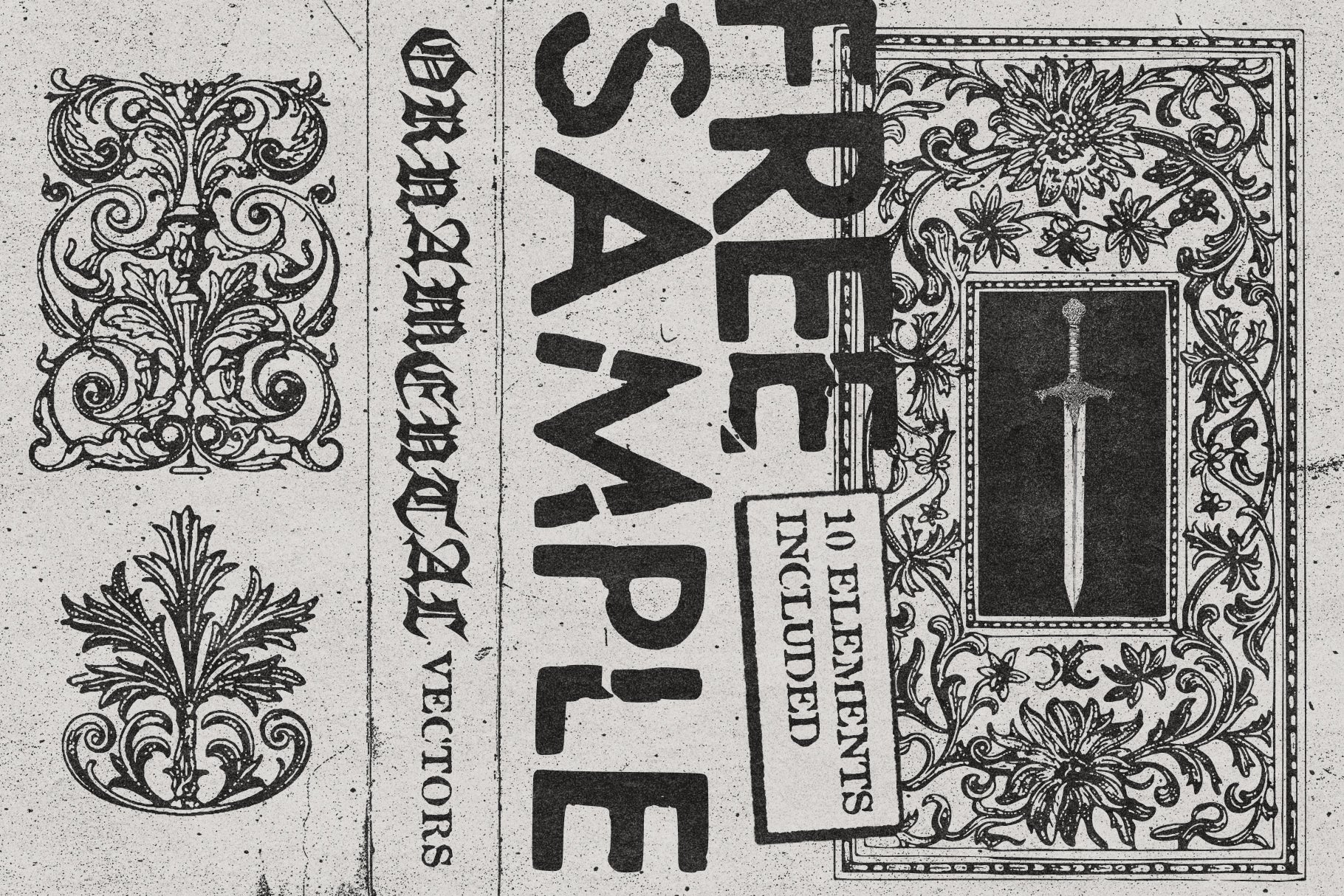 Ornamental Vectors - FREE SAMPLE