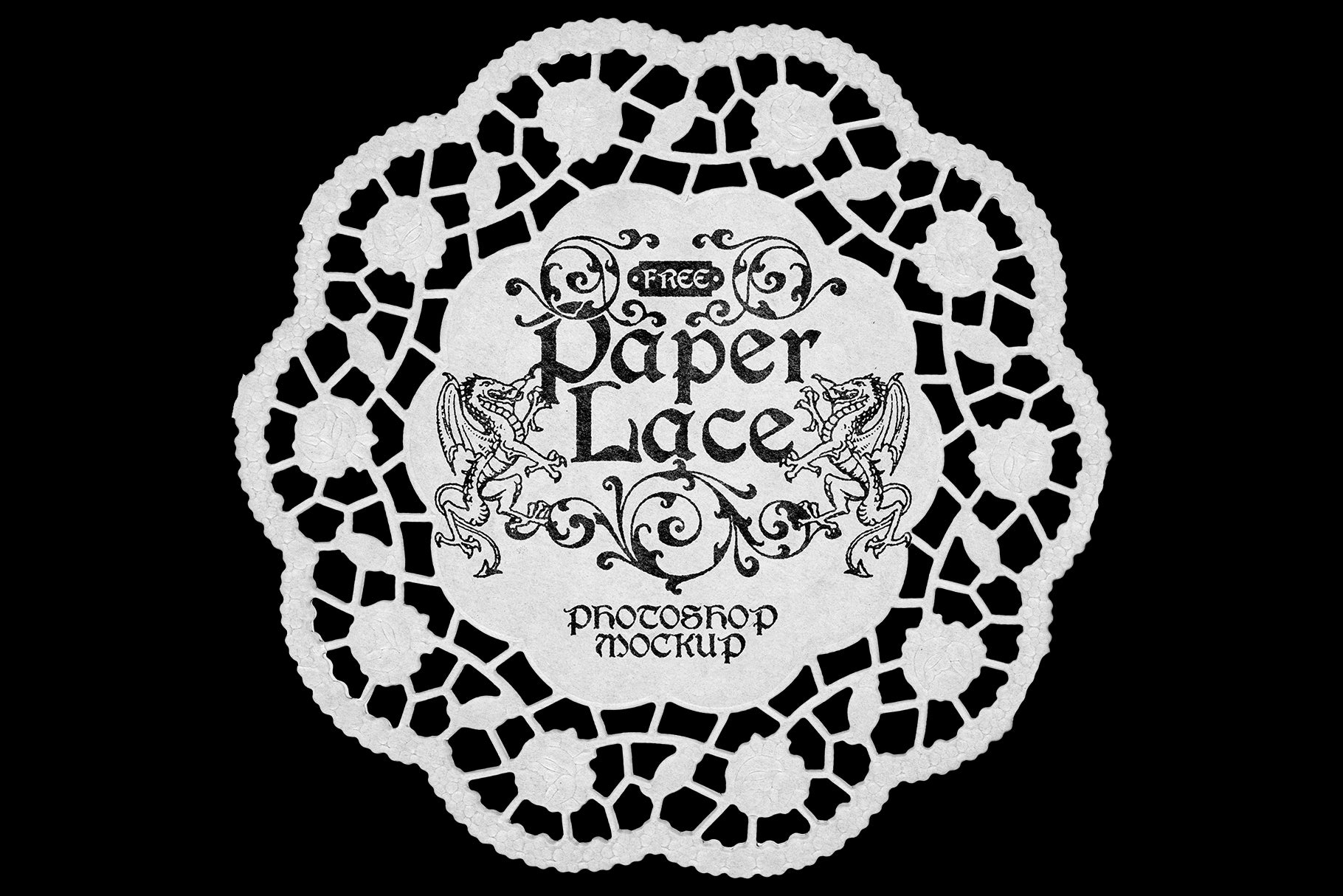 FREE Paper Lace Mockup