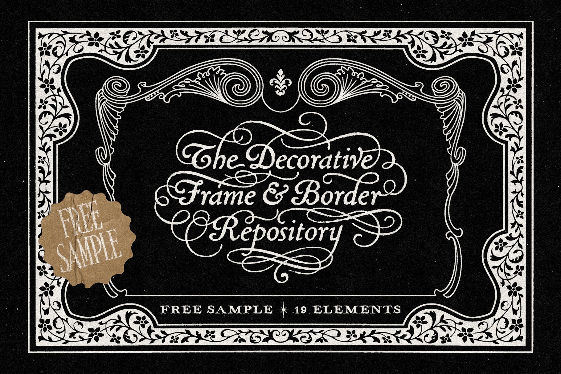 The Decorative Frame & Border Repository - FREE SAMPLE