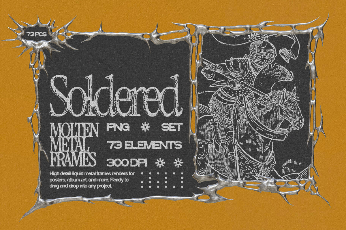 Soldered - Molten Metal Frames
