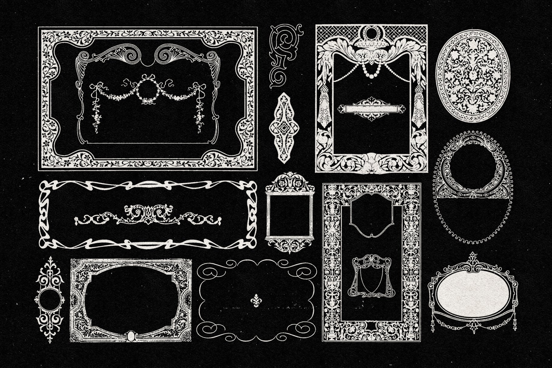 The Decorative Frame & Border Repository - FREE SAMPLE