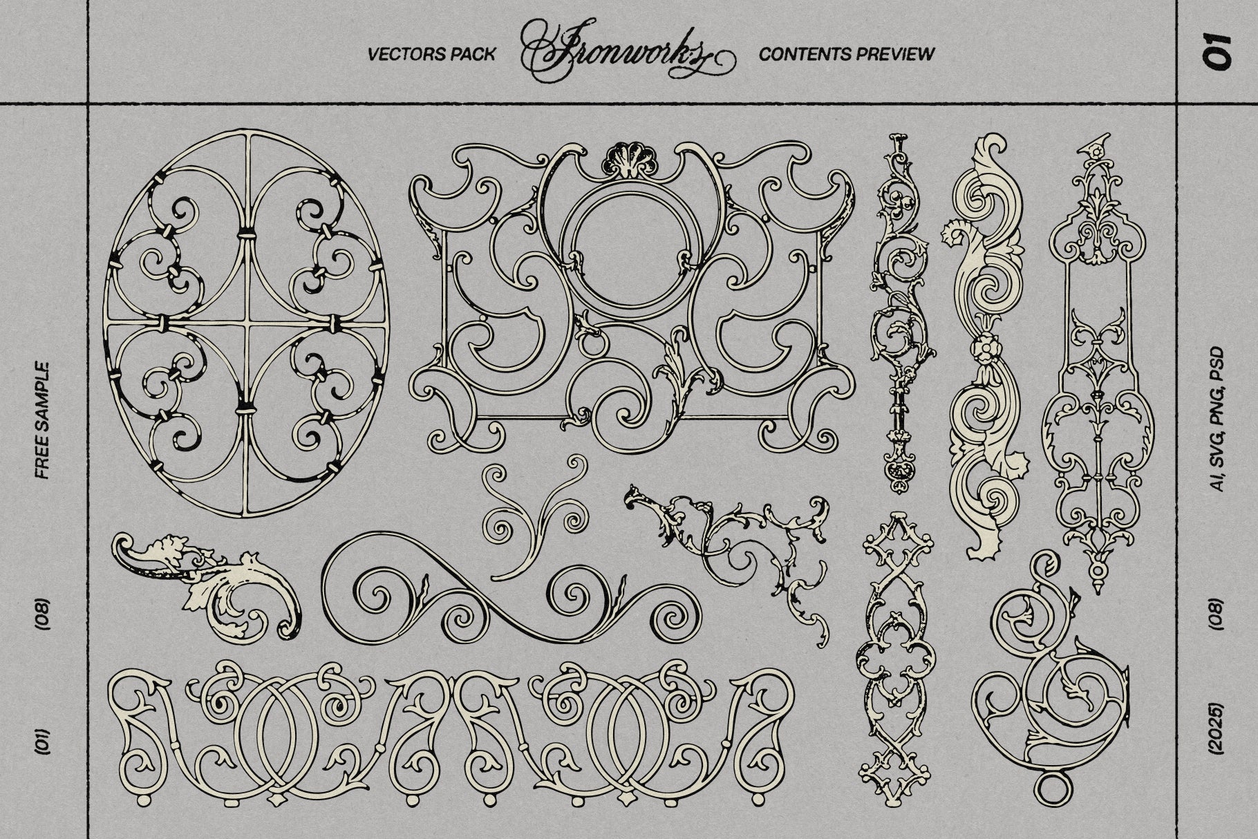 Ironworks Vectors FREE SAMPLE