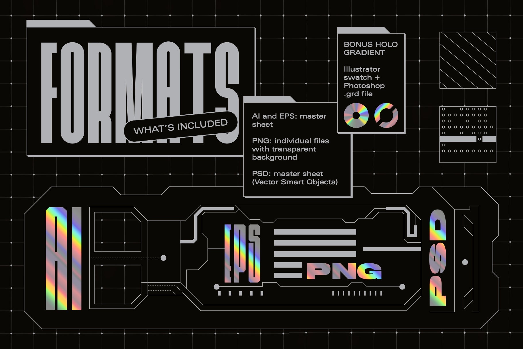 Sci-Fi Panels Vector Pack