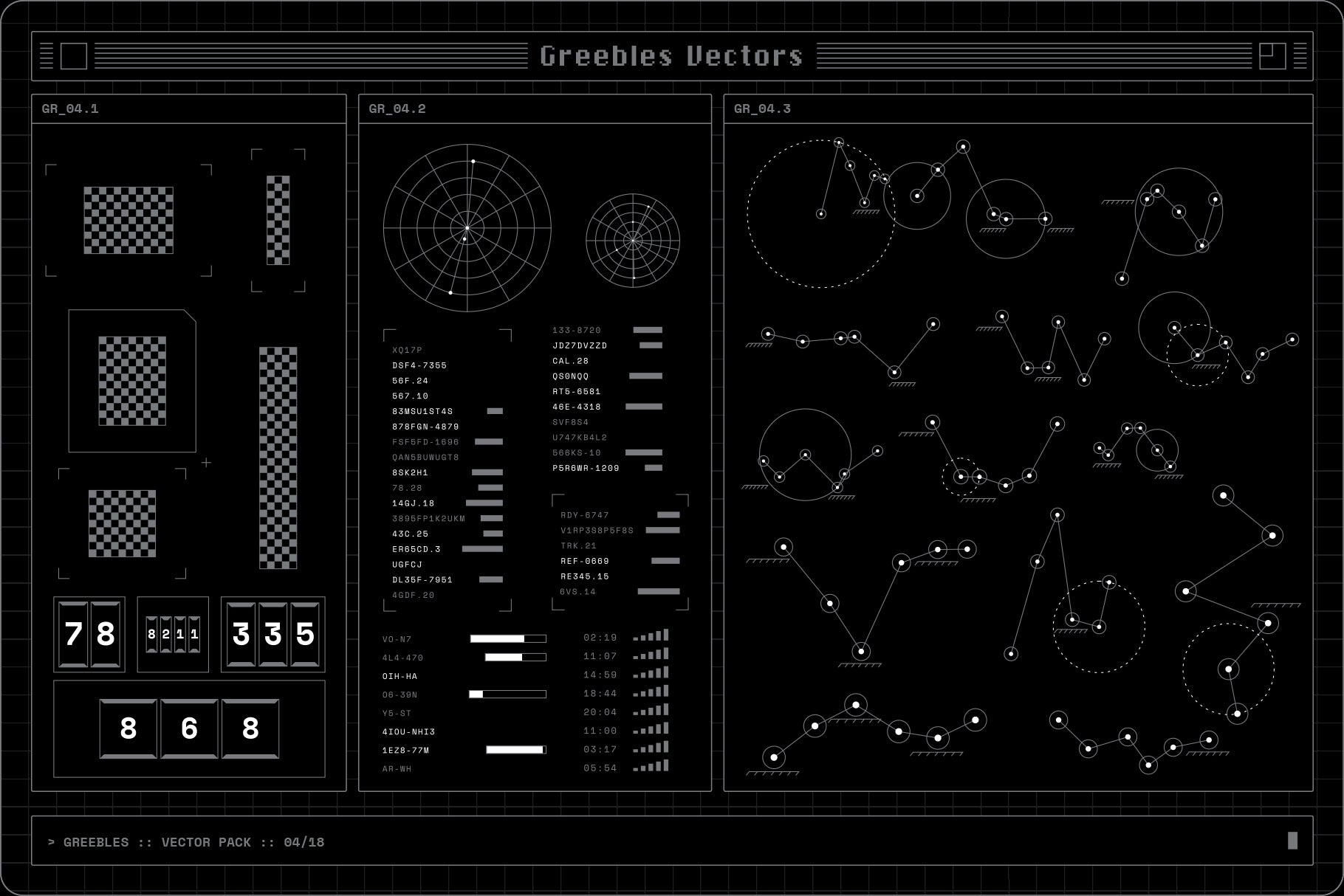 Greebles Vector Pack