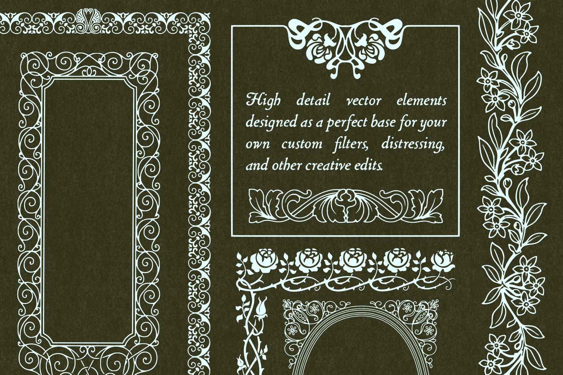 The Decorative Frame & Border Repository Volume II