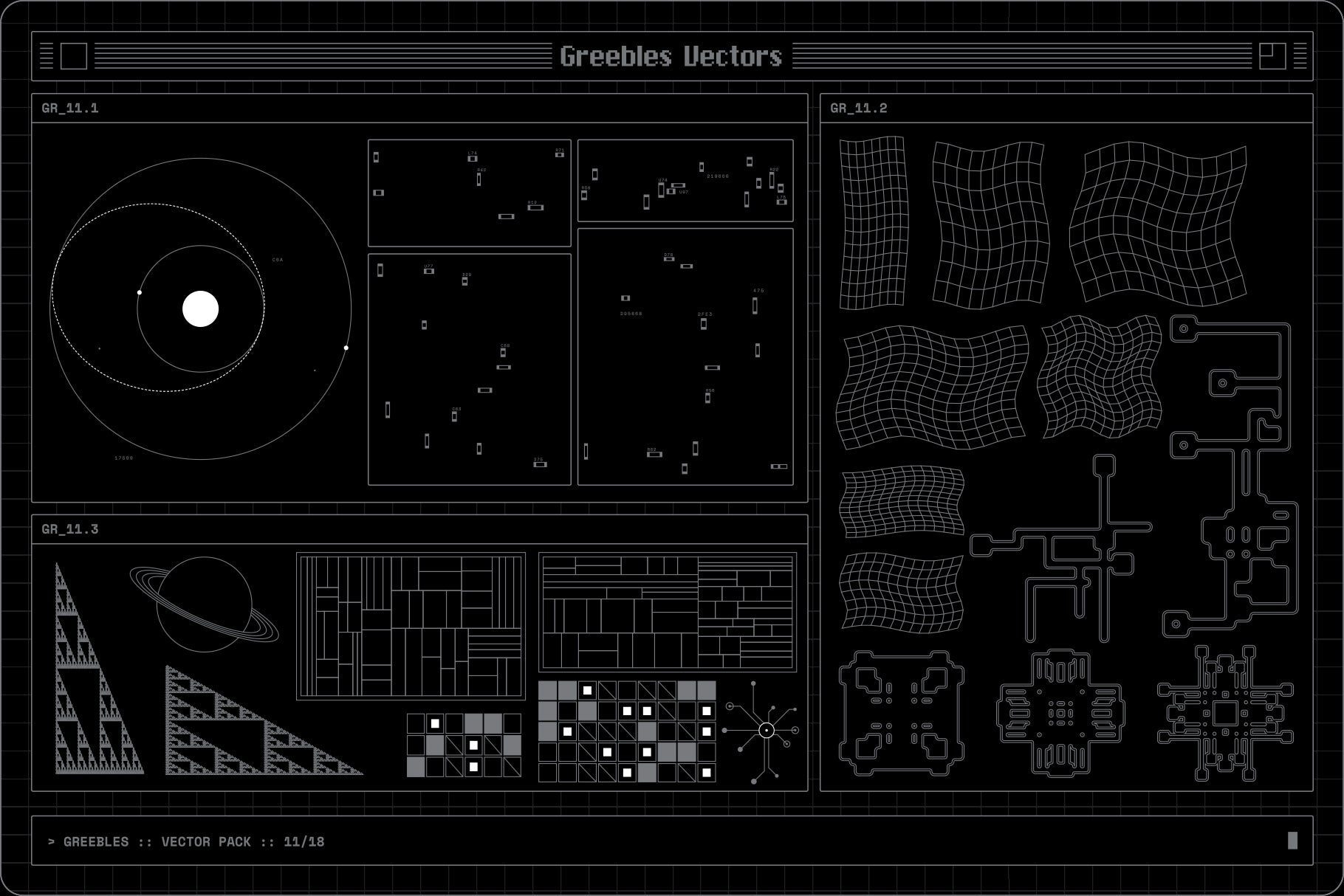 Greebles Vector Pack