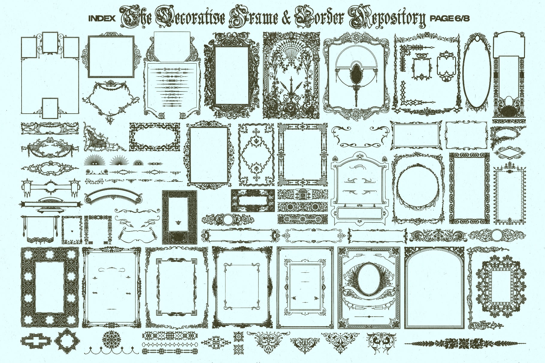 The Decorative Frame & Border Repository Volume II