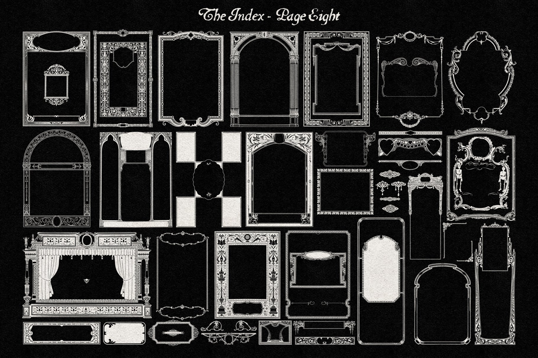 The Decorative Frame & Border Repository Volume I