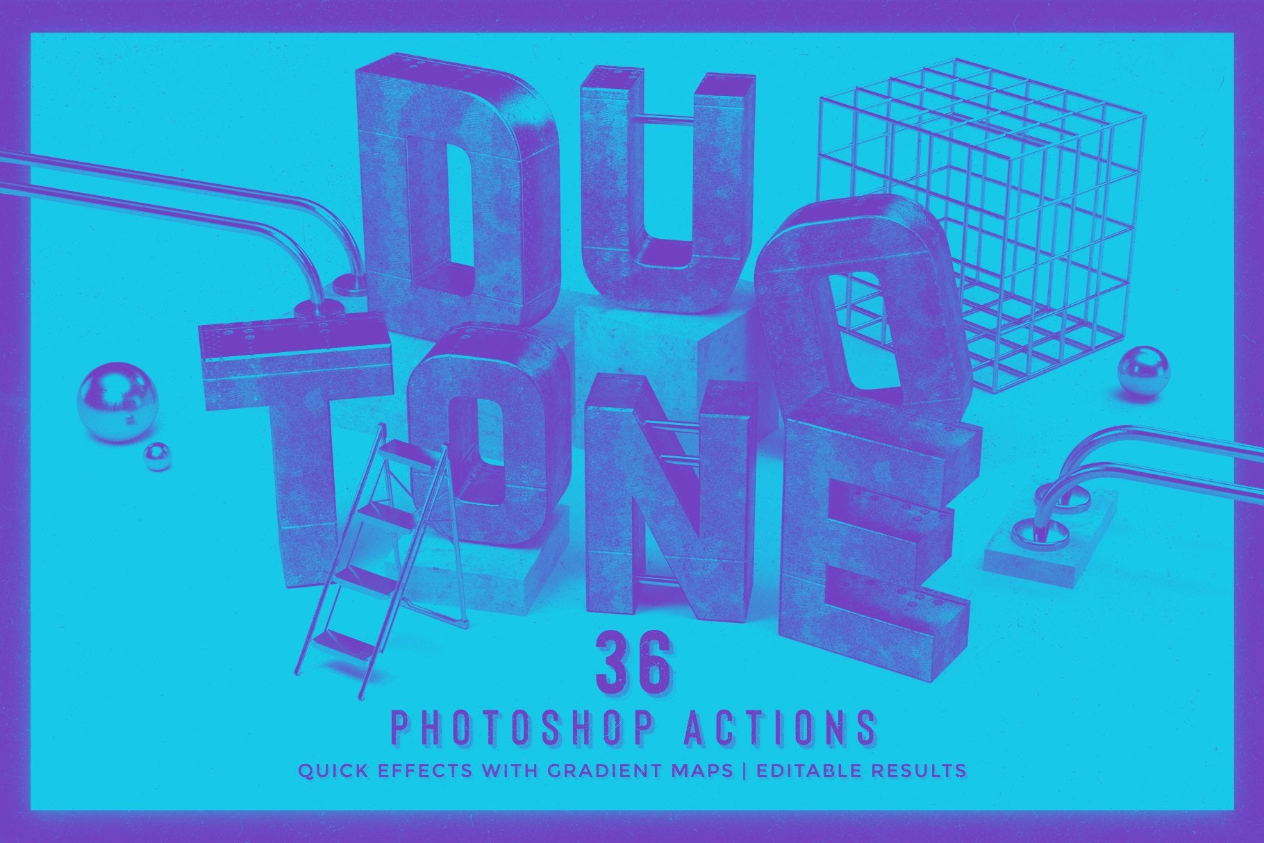 Duotone Photoshop Actions