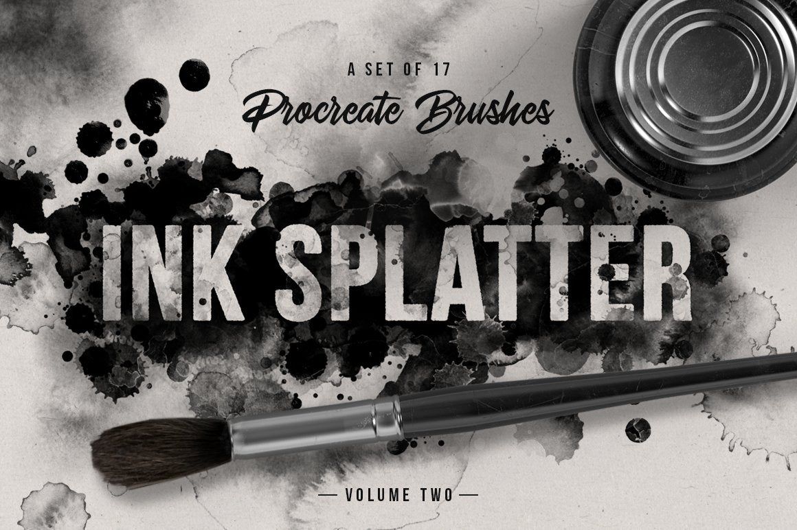 Ink Splatter Volume II Procreate Brushes