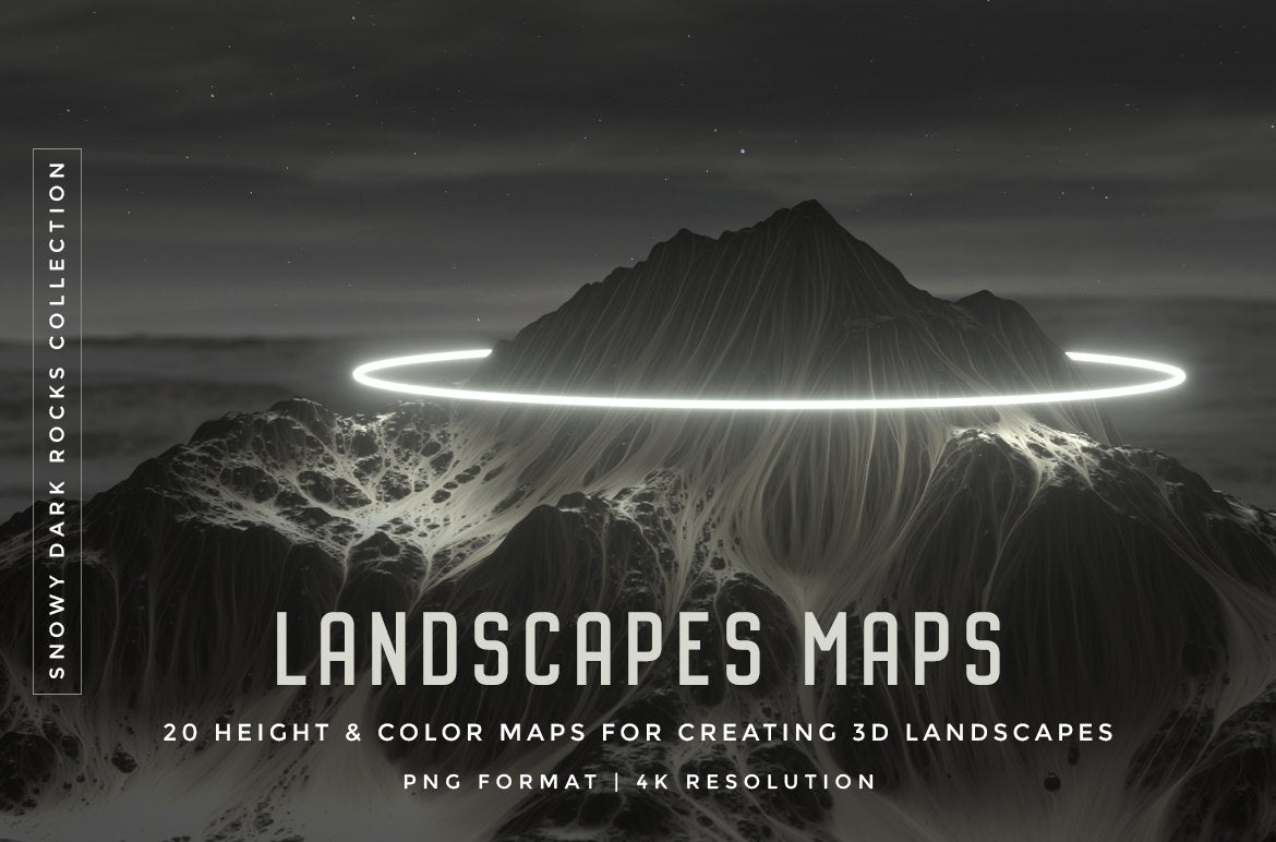 Set of 20 Landscapes Maps