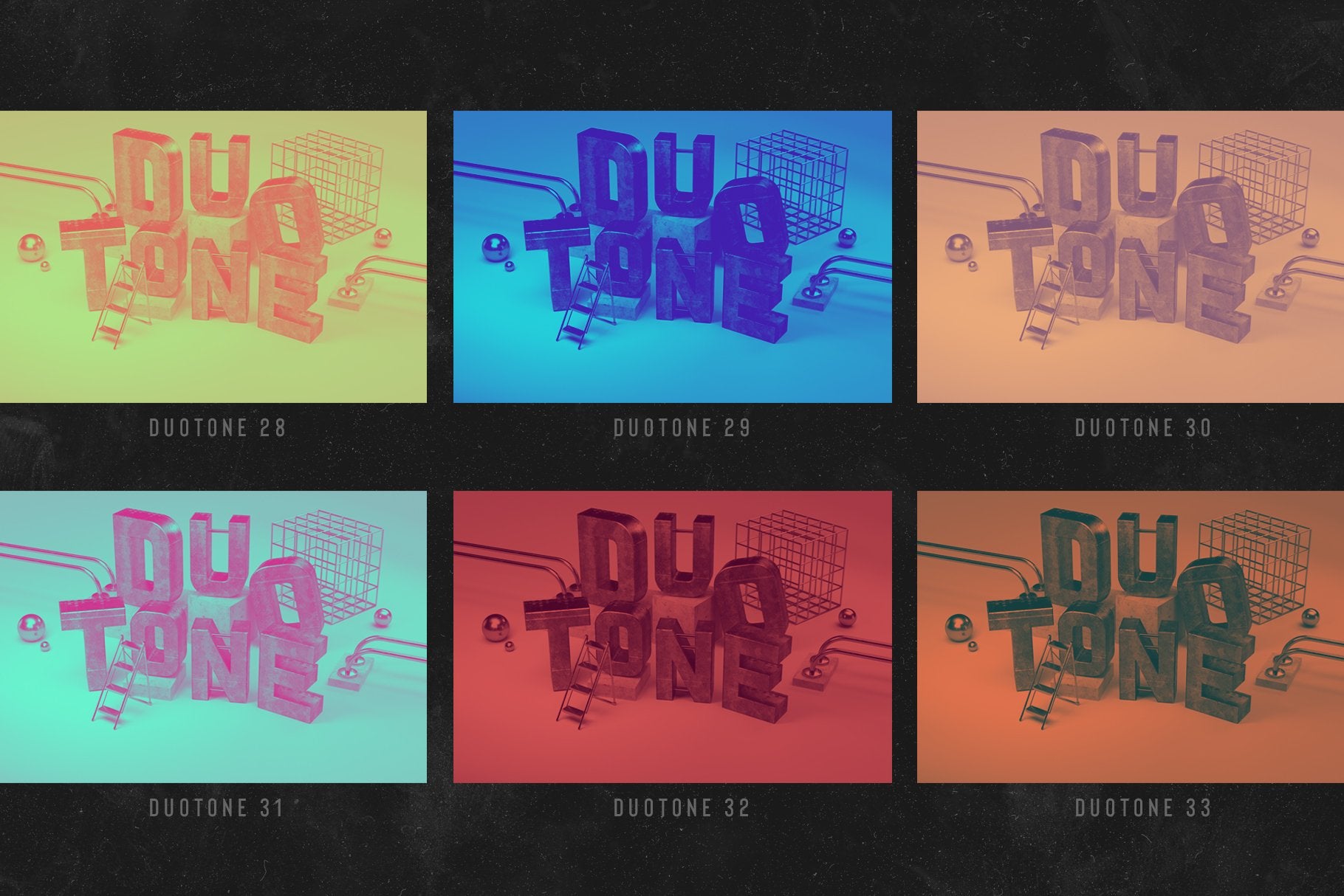 Duotone Photoshop Actions