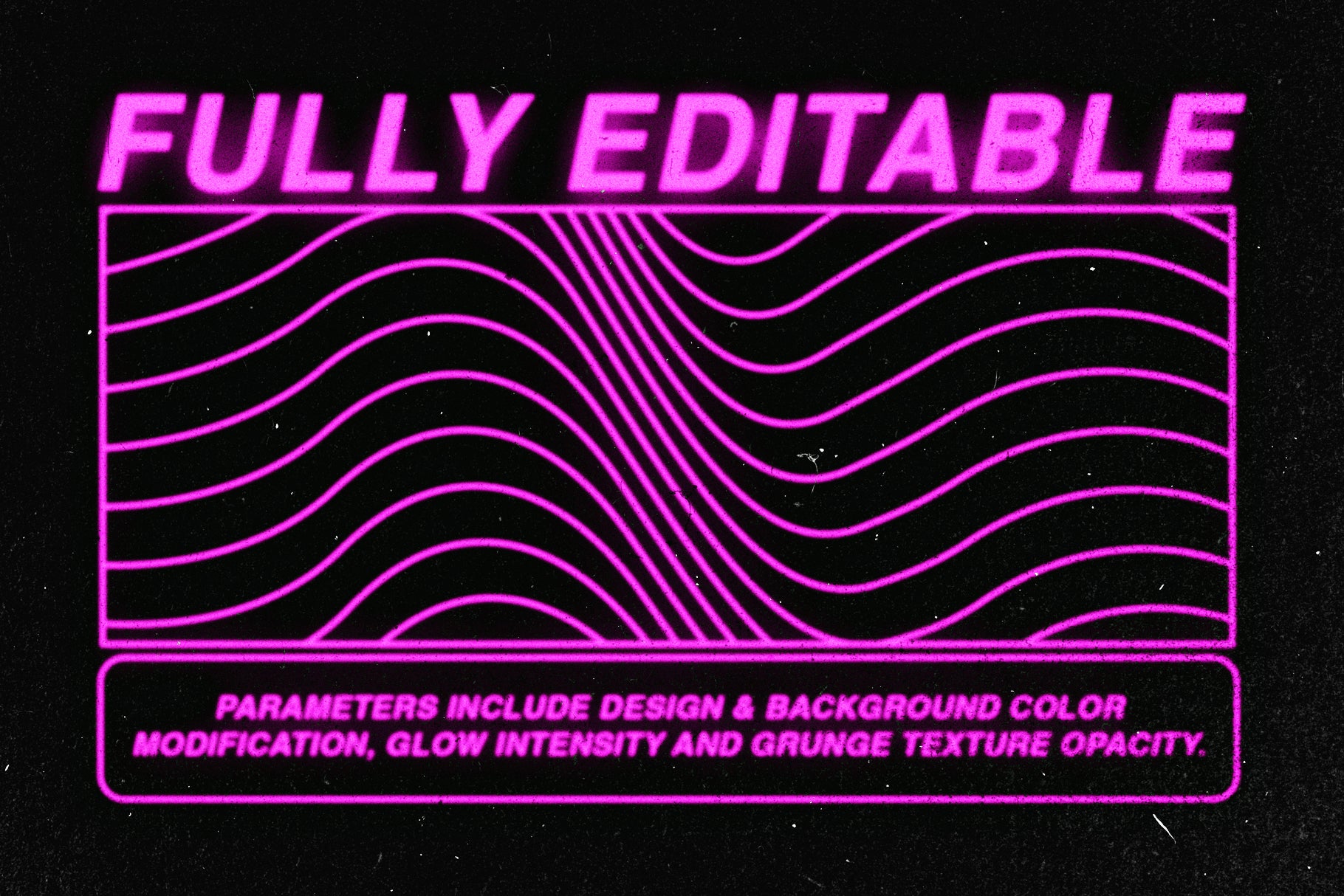 FREE Grainy Glow Photoshop Template