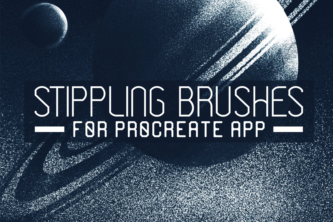 Stippling Procreate Brushes