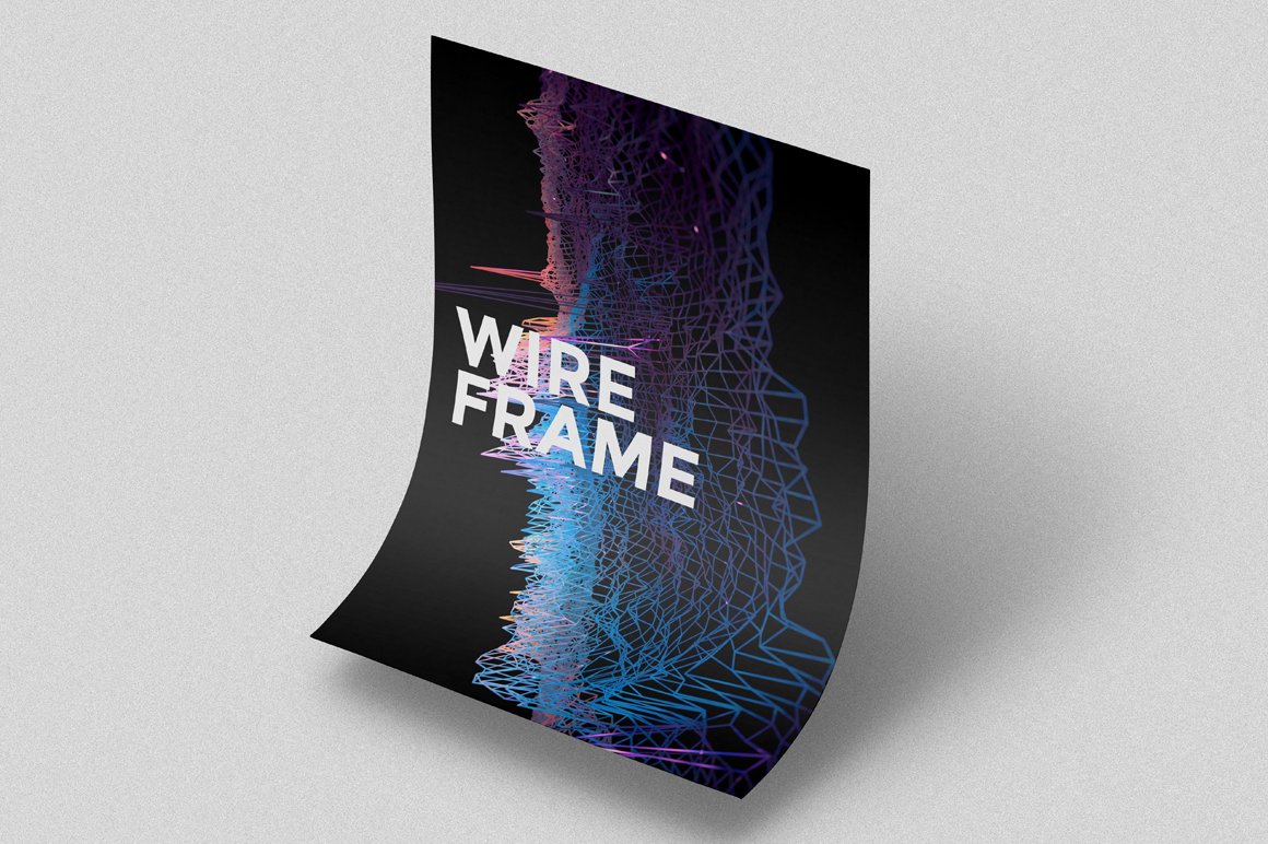 Spacetime: Abstract Wireframe Backgrounds