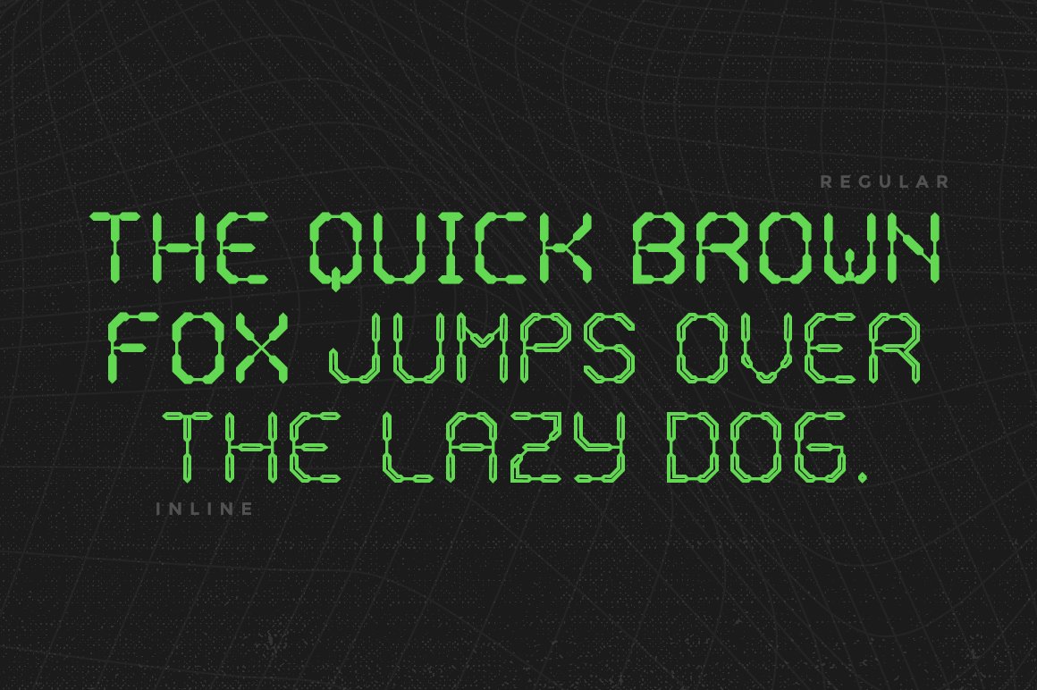 Warp Drive Display Font