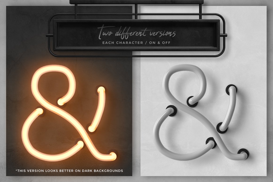 Neon Alphabet Kit