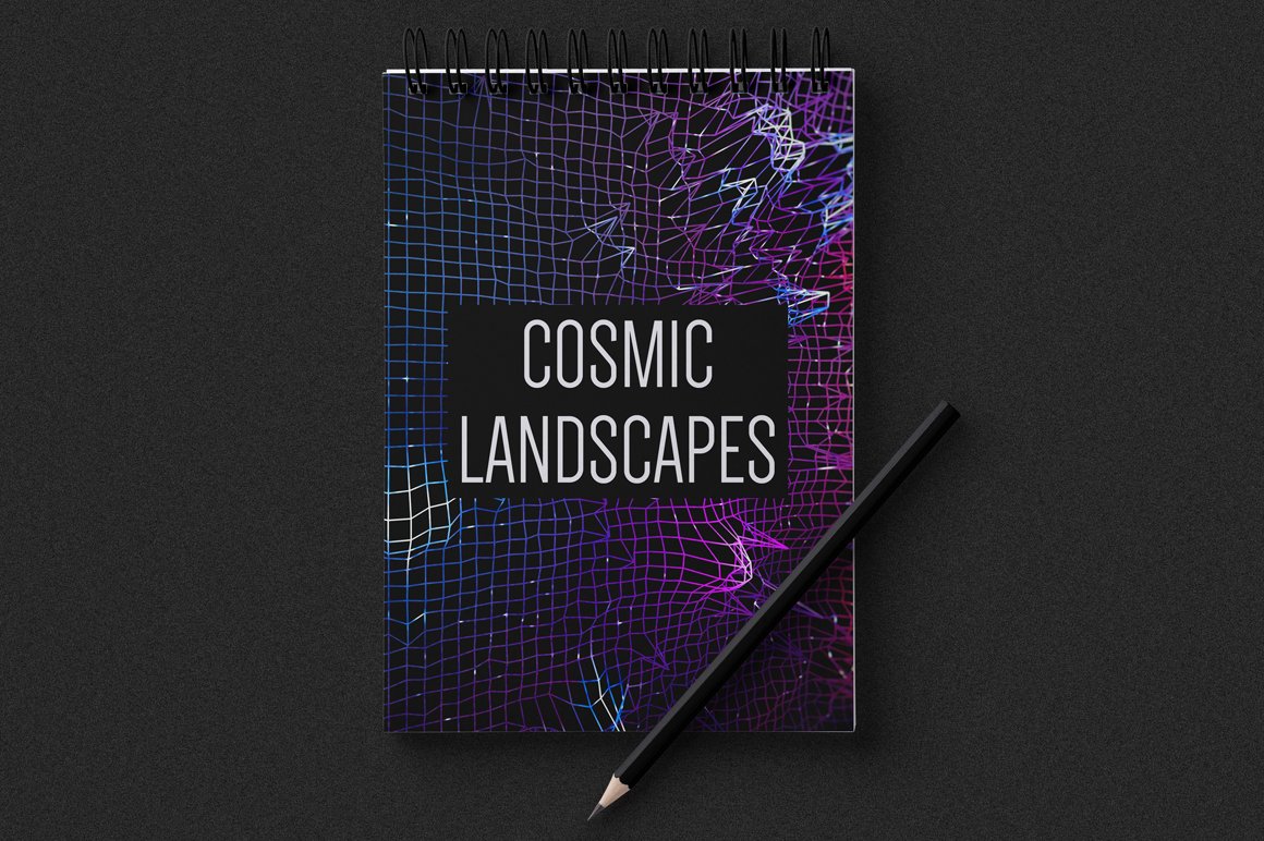 Spacetime: Abstract Wireframe Backgrounds
