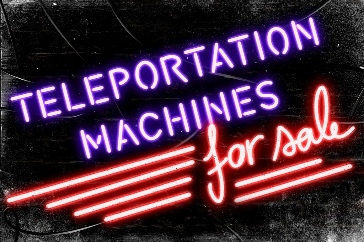 Neon Procreate Brushes