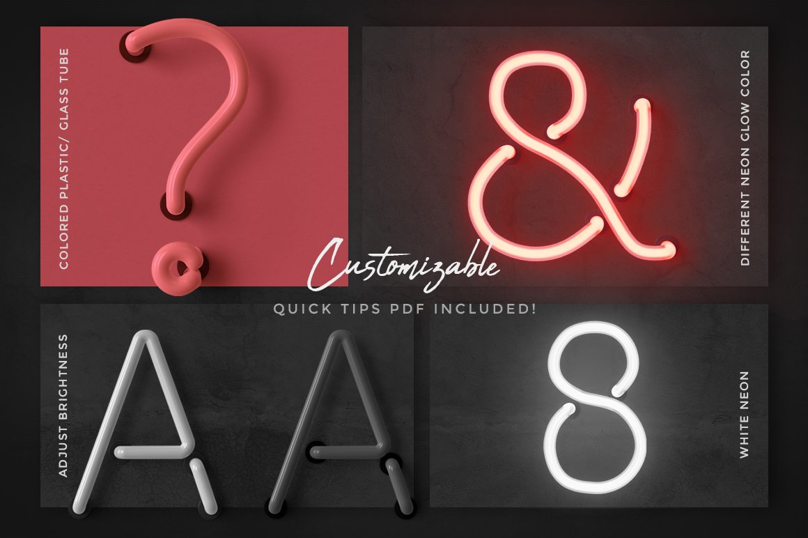 Neon Alphabet Kit