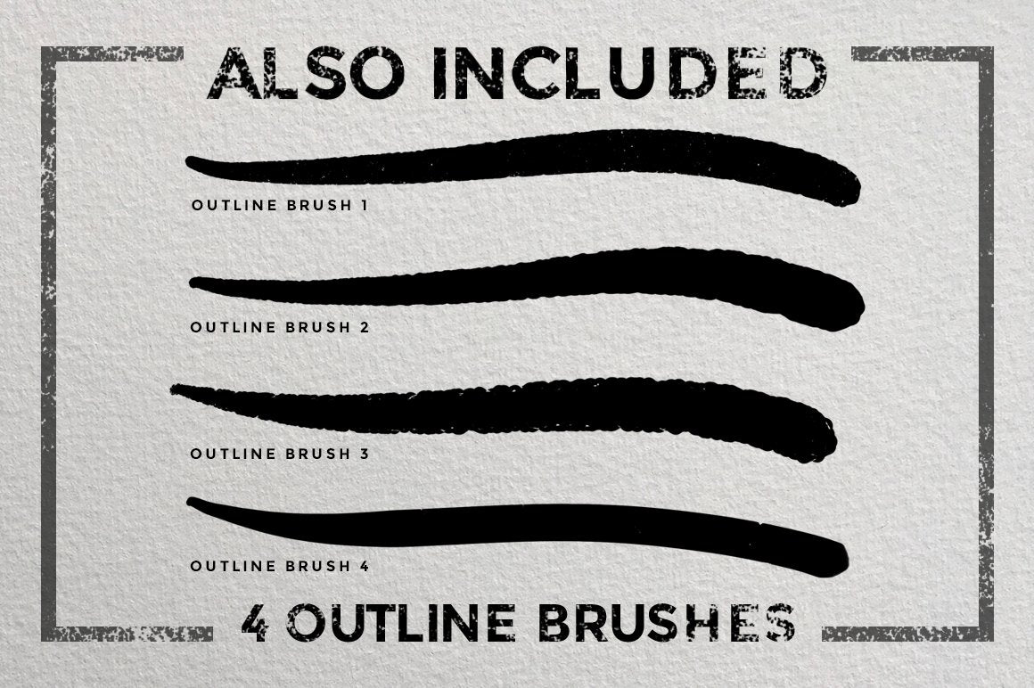 Ink Stamp Procreate Brushes