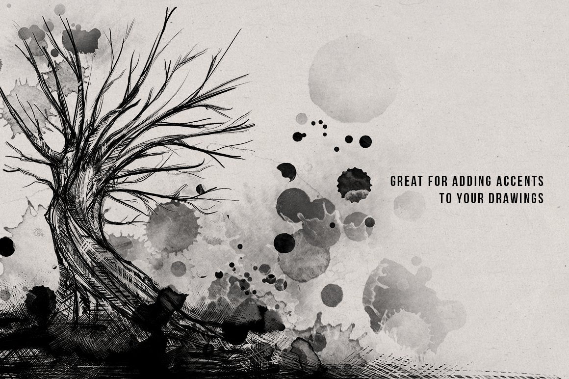Ink Splatter Volume II Procreate Brushes