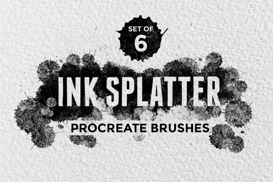 Ink Splatter Procreate Brushes
