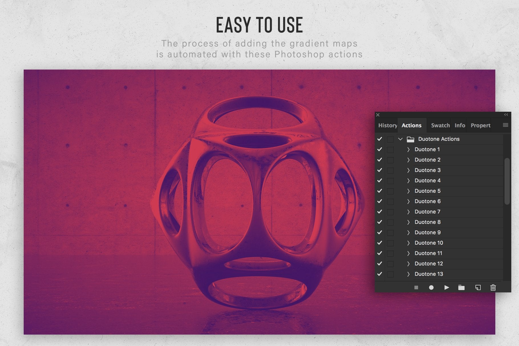 Duotone Photoshop Actions