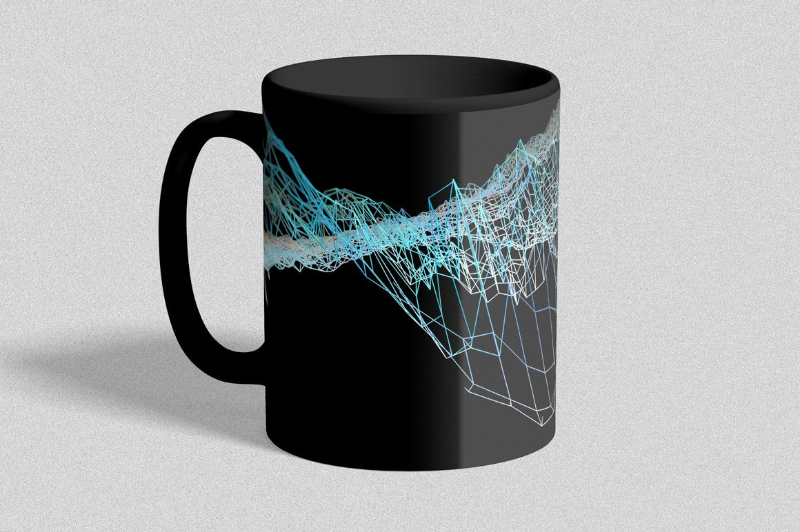 Spacetime: Abstract Wireframe Backgrounds