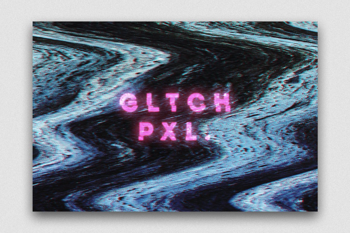 Abstract Glitch Background Textures
