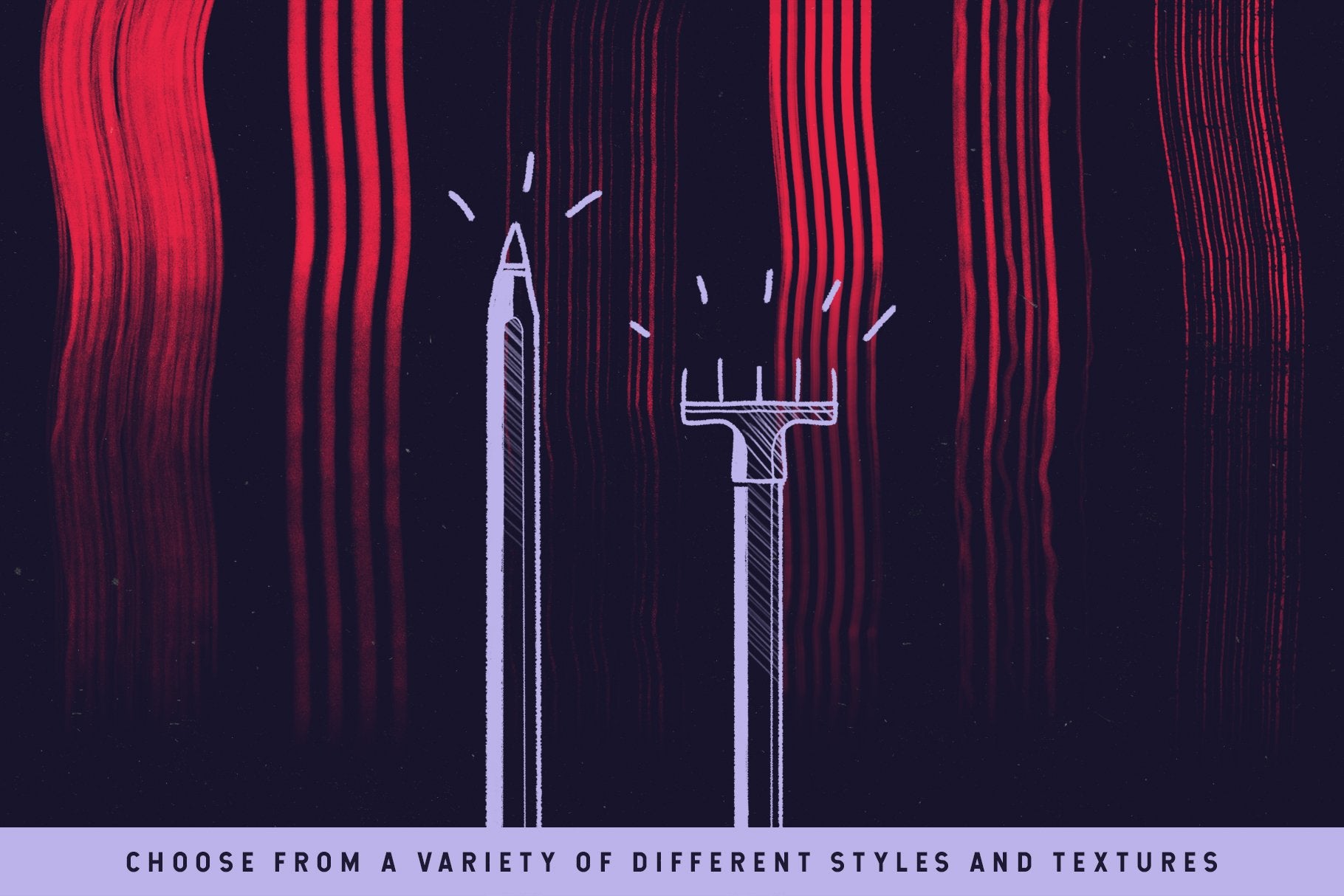 Rake Procreate Brushes