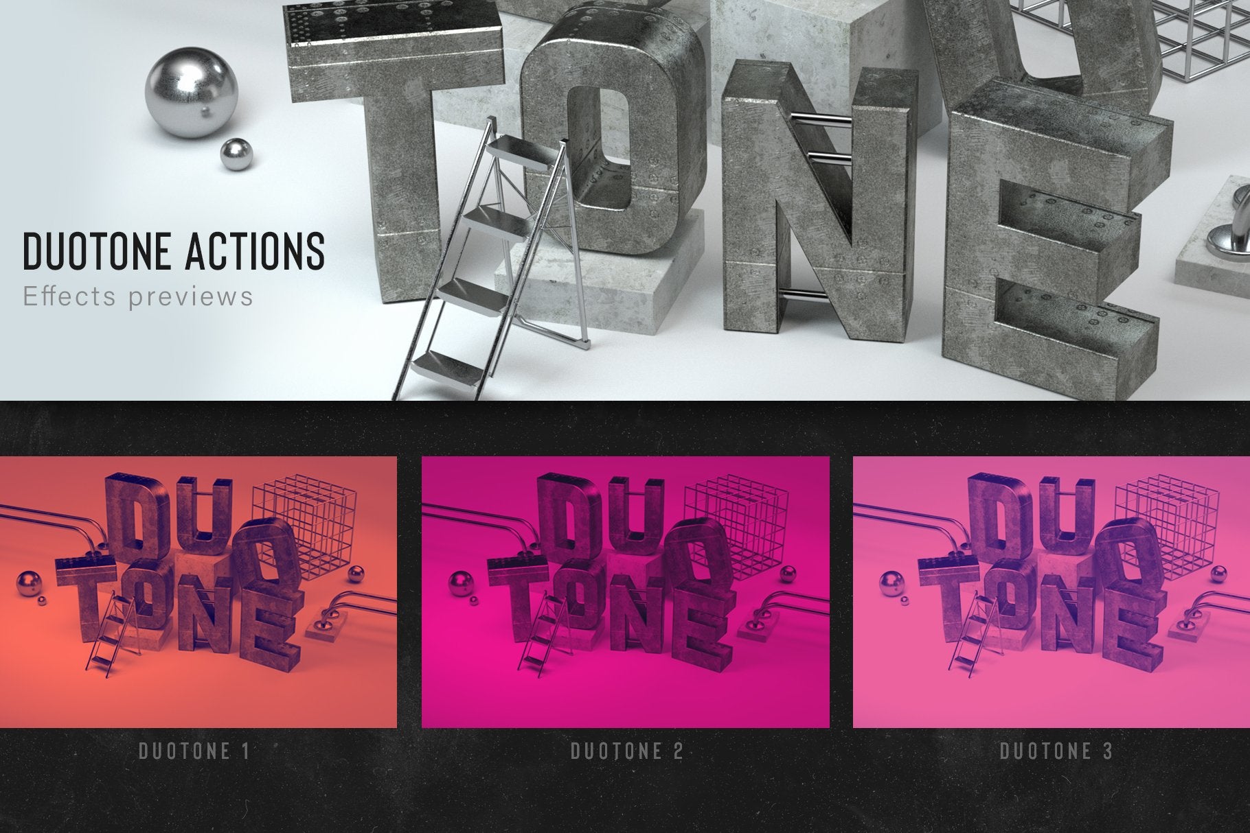 Duotone Photoshop Actions