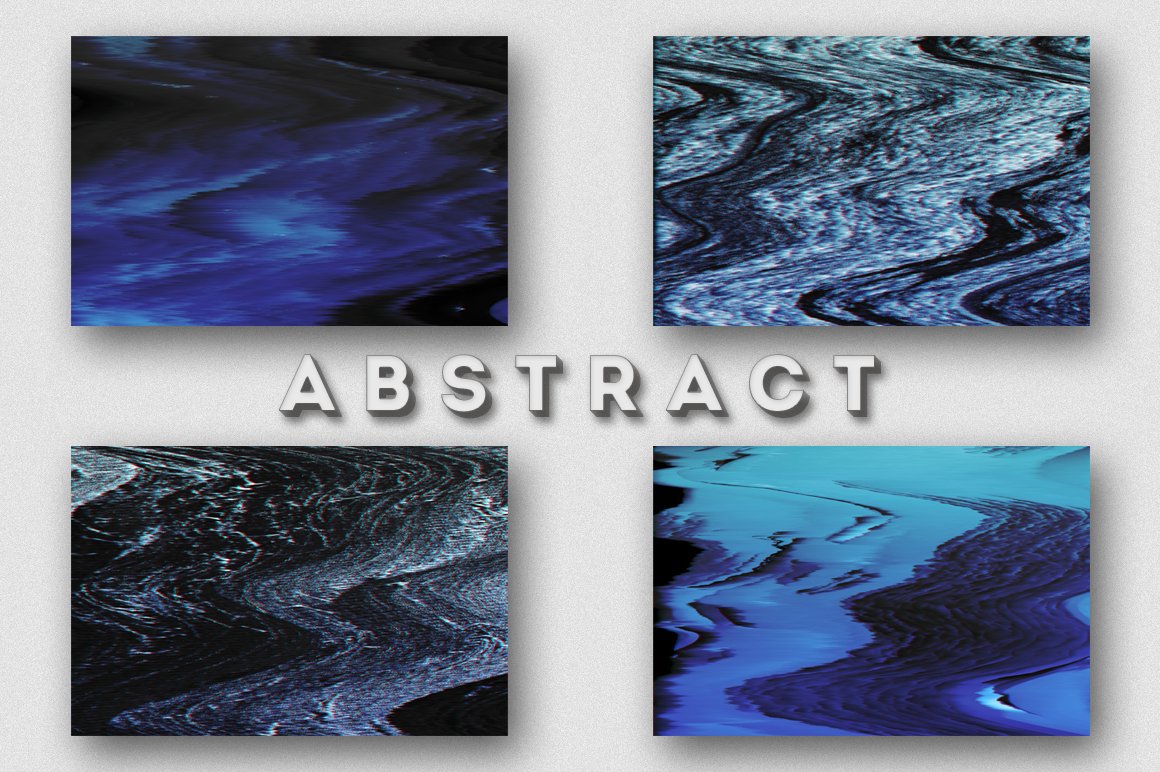 Abstract Glitch Background Textures