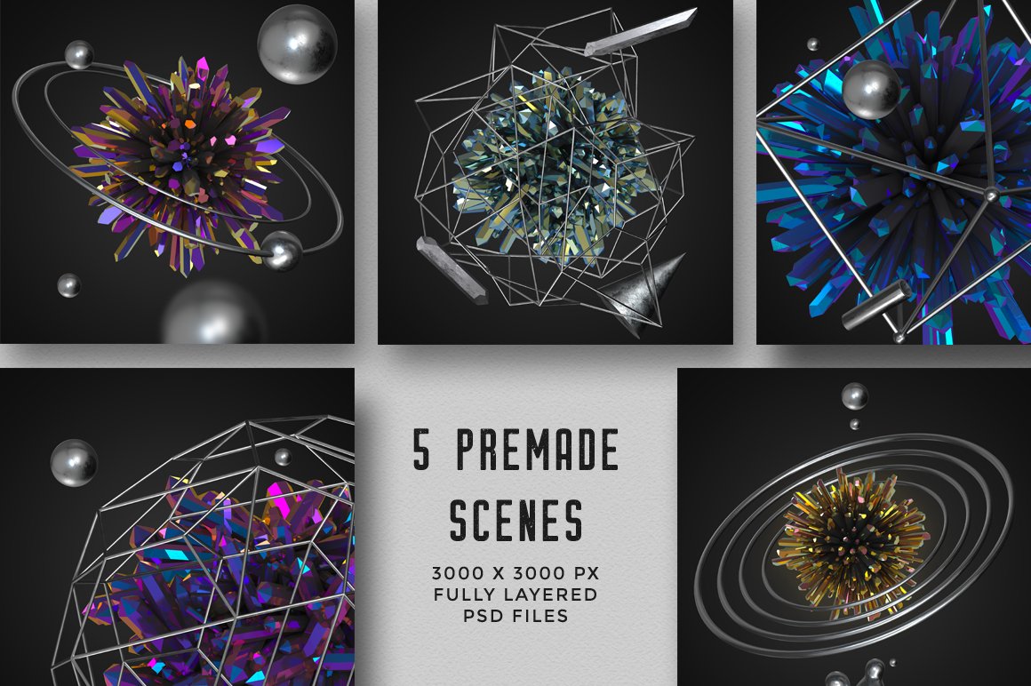 Crystal Spheres + Other Elements