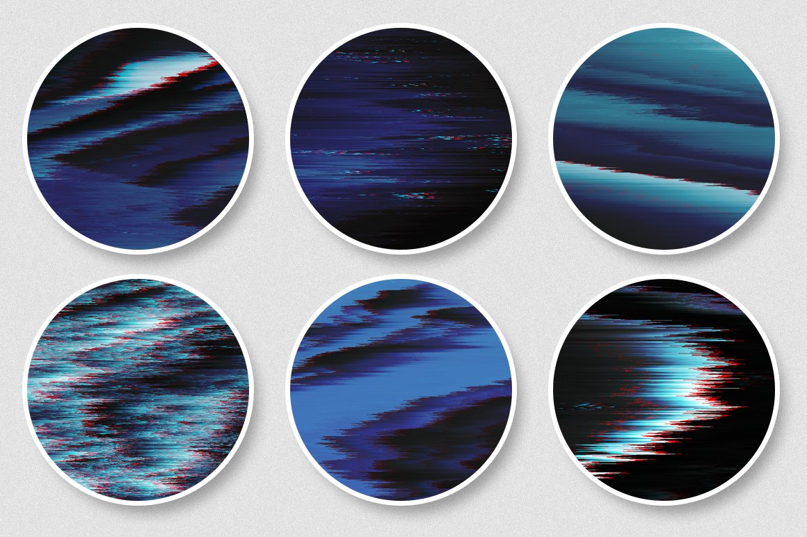 Abstract Glitch Background Textures