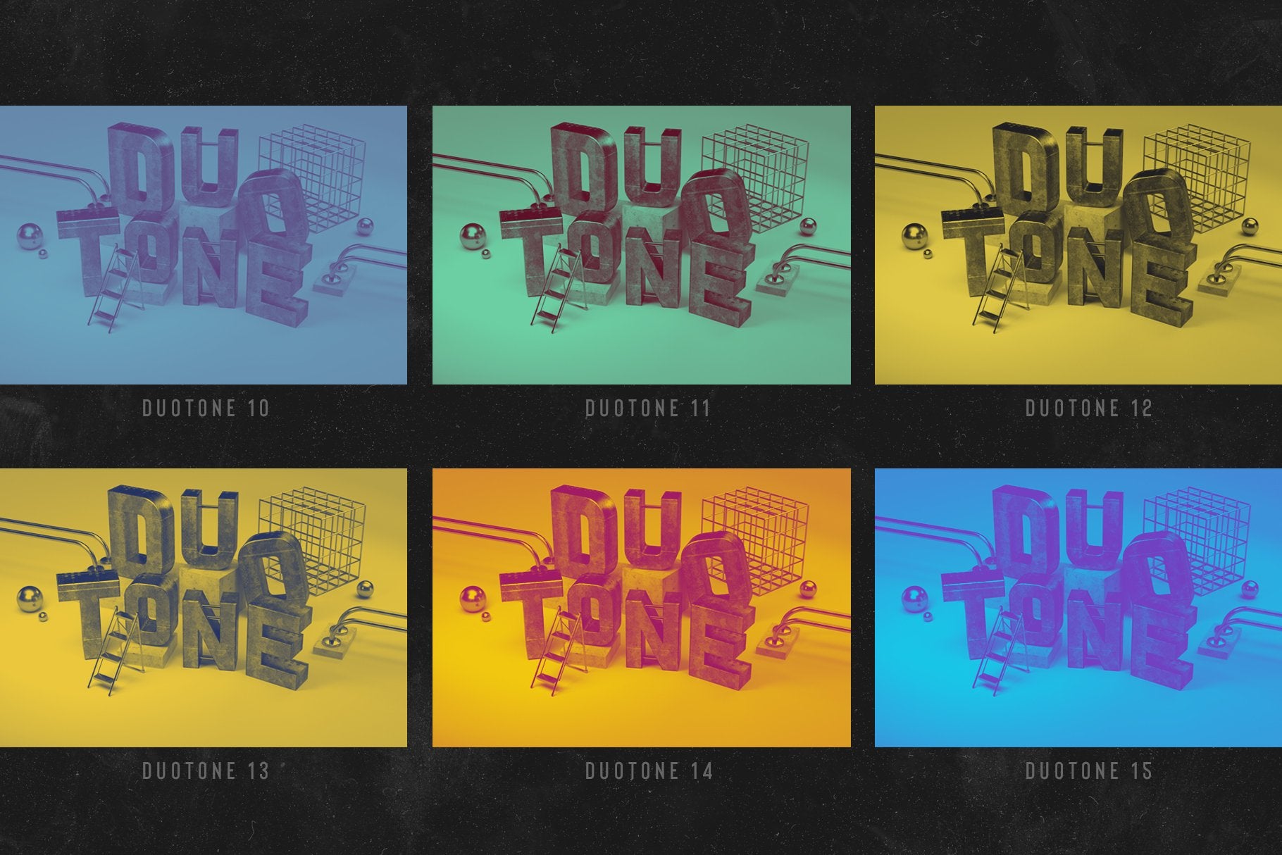 Duotone Photoshop Actions
