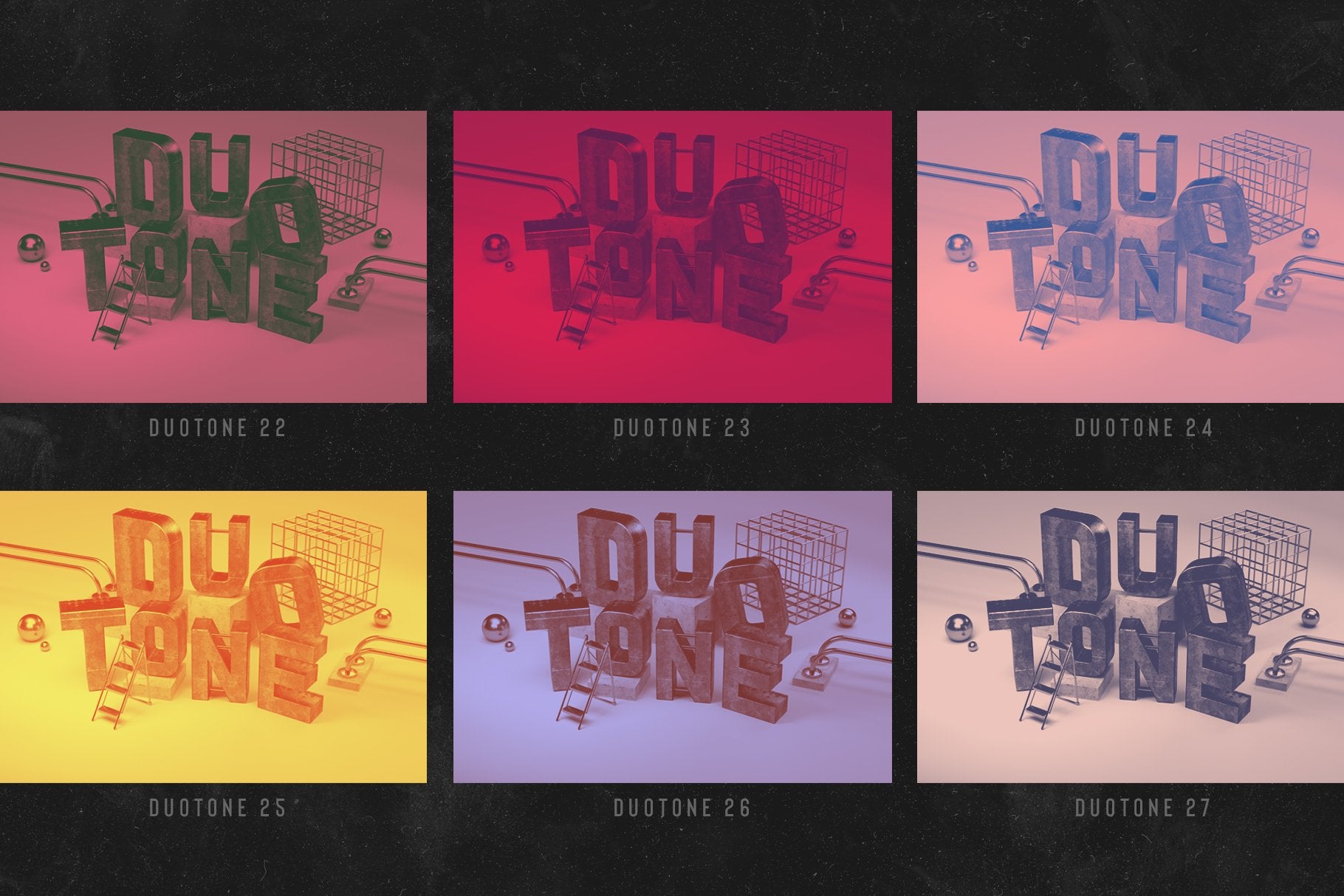 Duotone Photoshop Actions