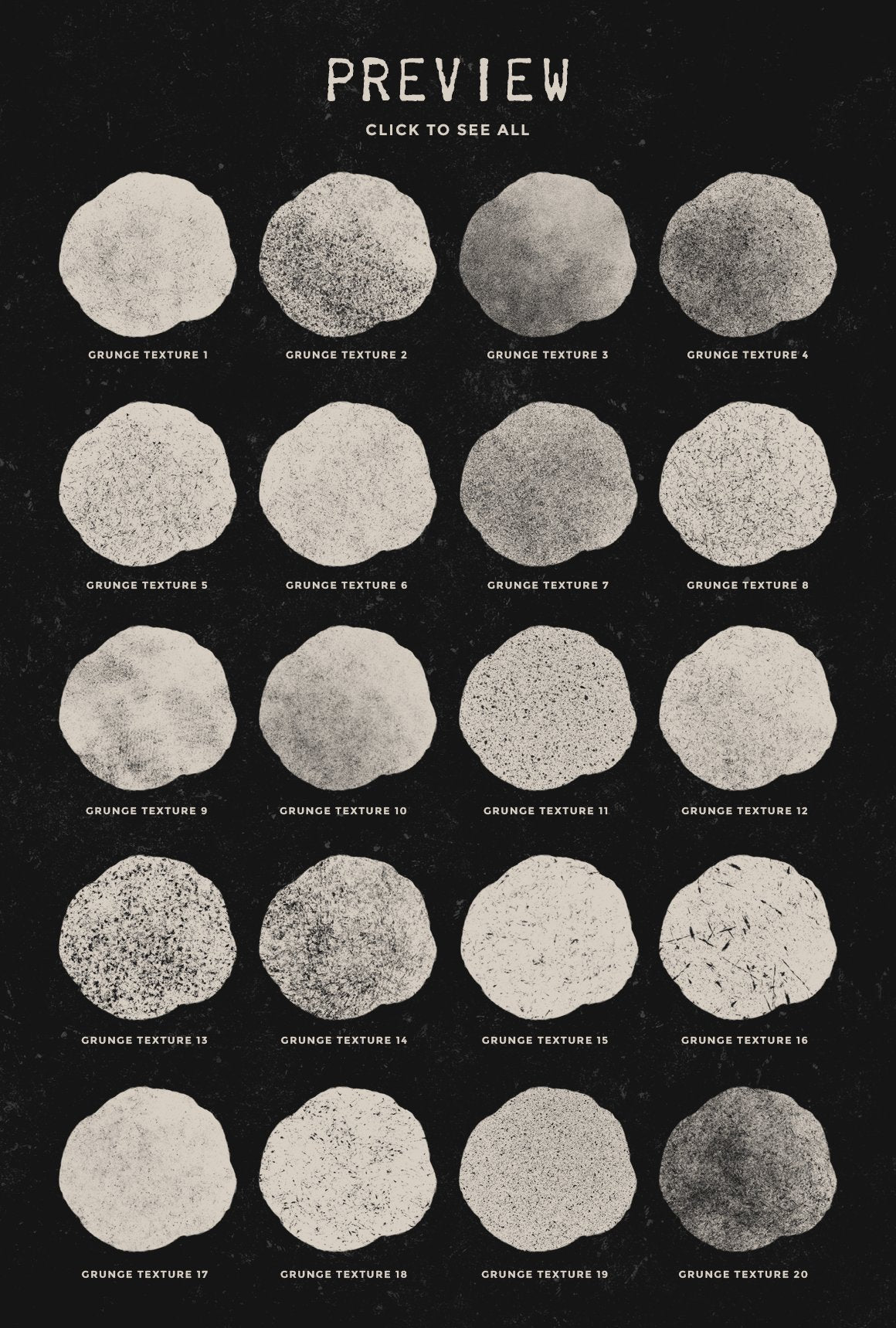 Grunge Texture Procreate Brushes