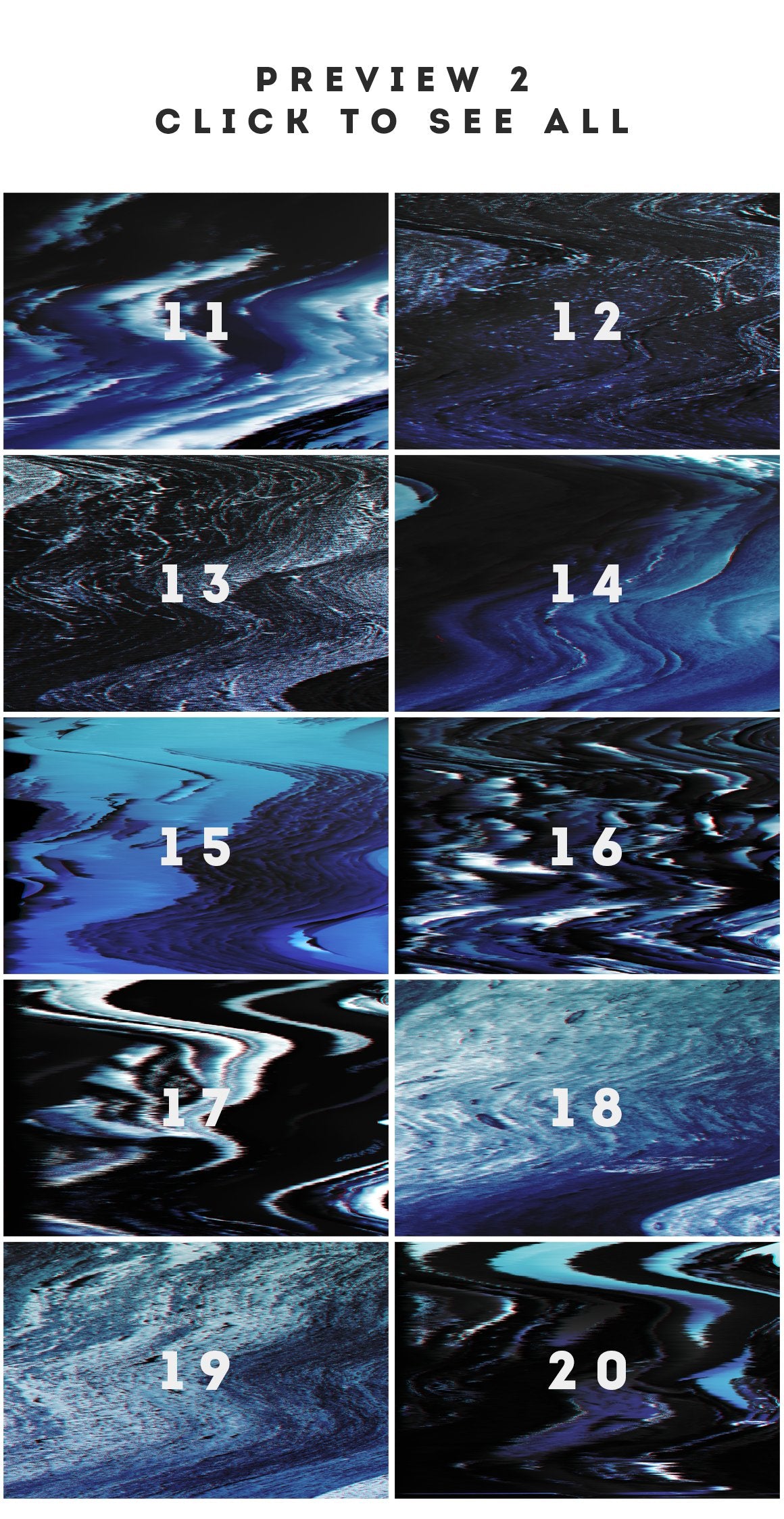 Abstract Glitch Background Textures
