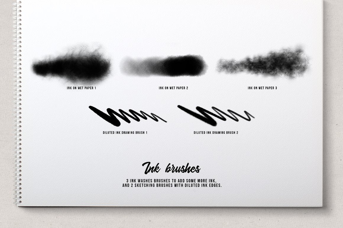 Ink Splatter Volume II Procreate Brushes