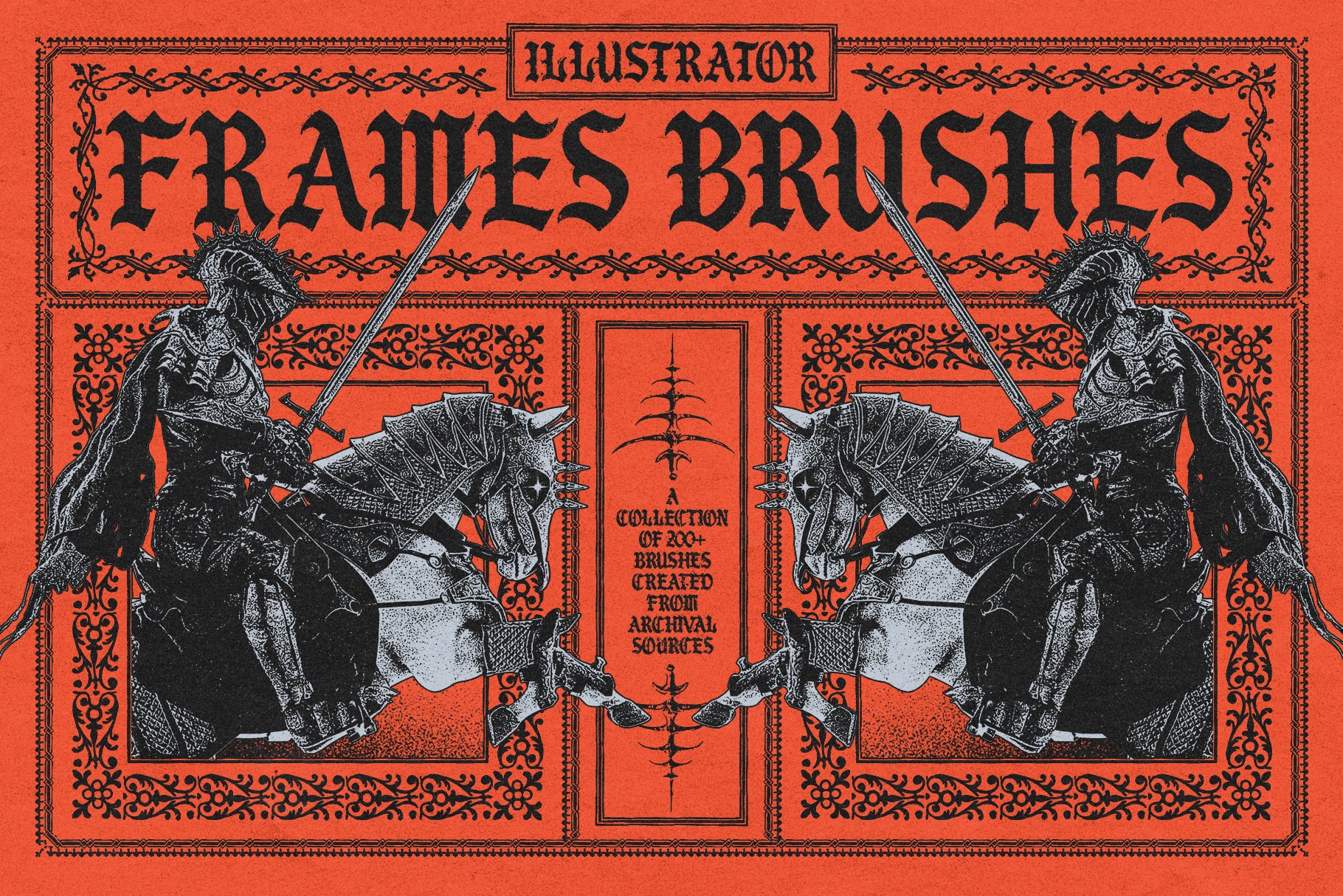 Illustrator Frames Brushes