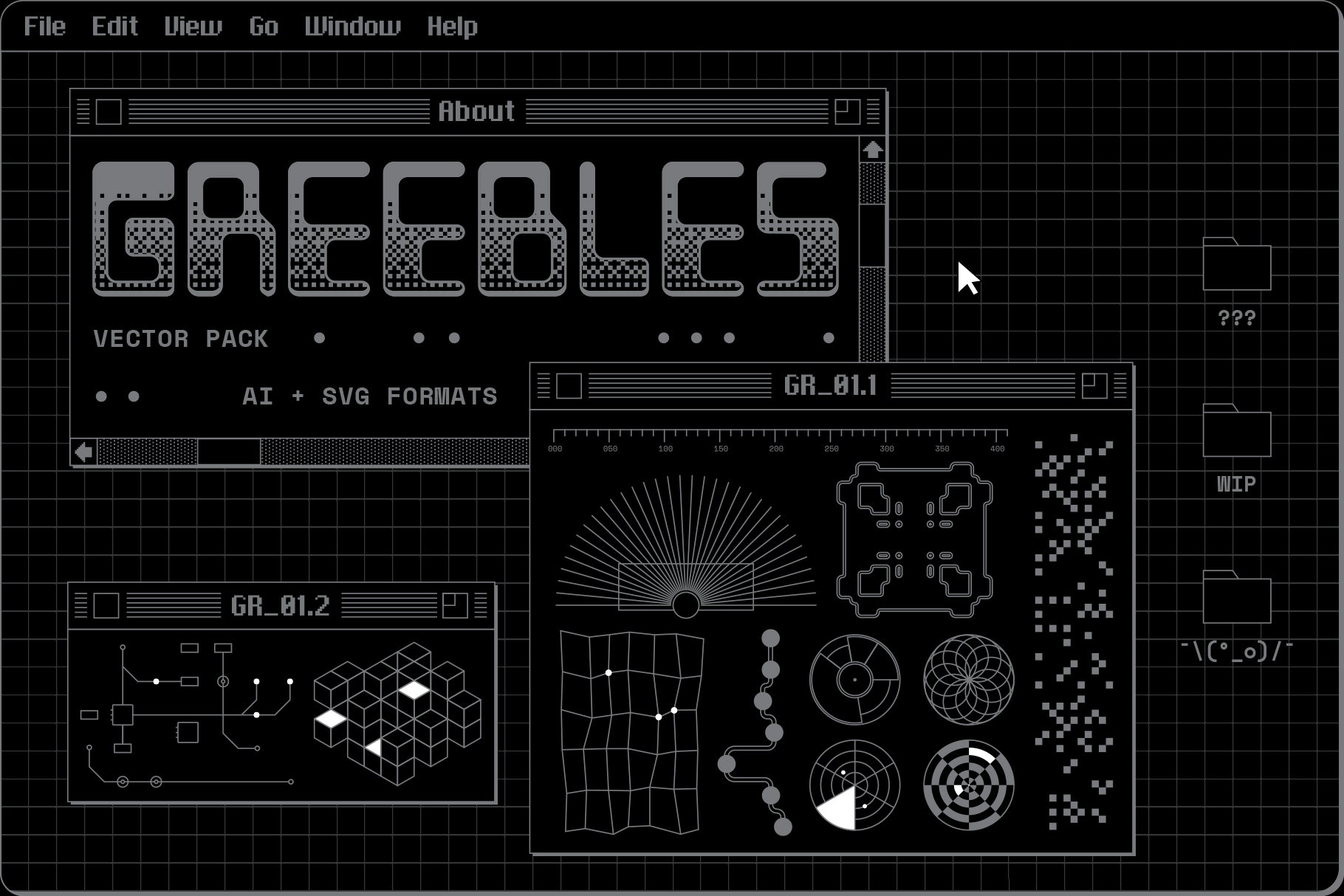 Greebles Vector Pack