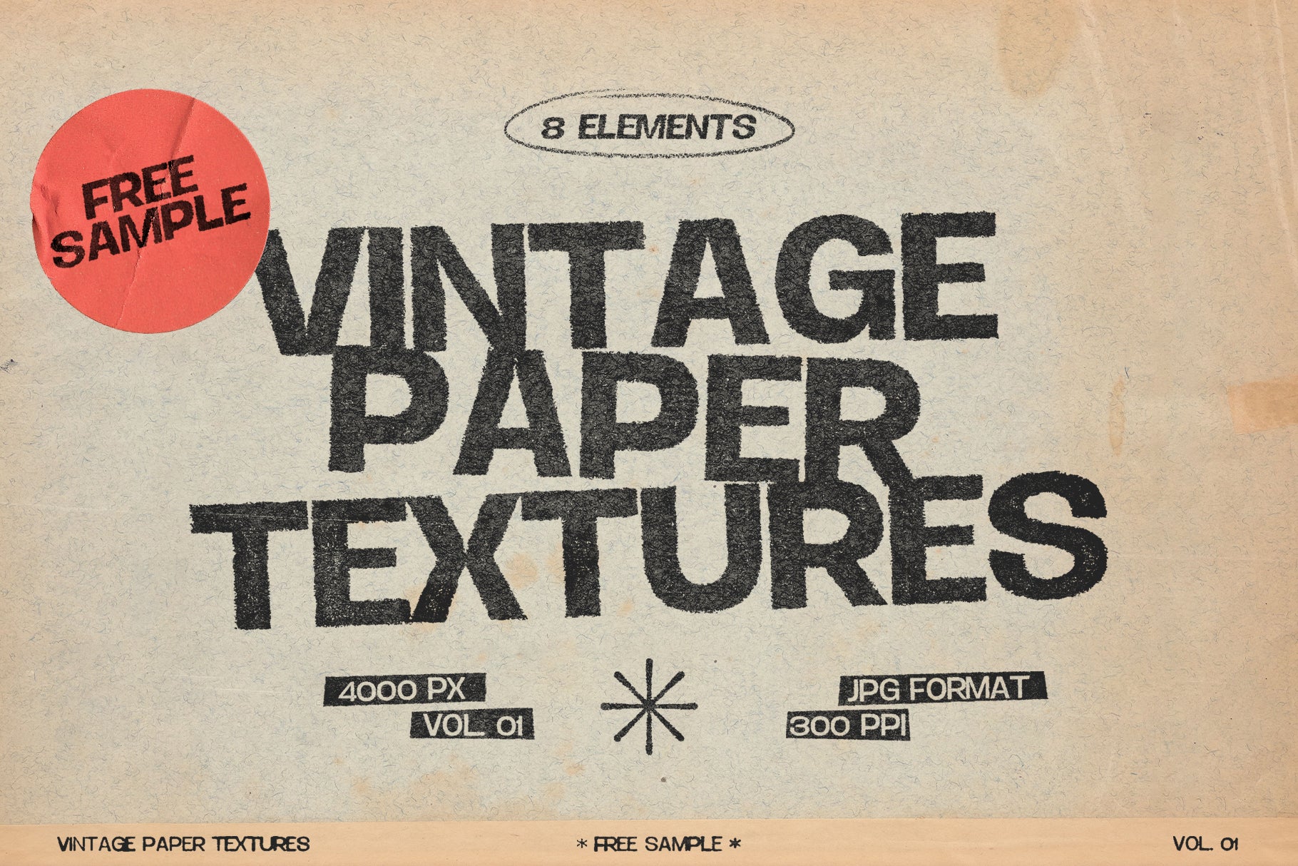 Vintage Paper Textures - FREE SAMPLE