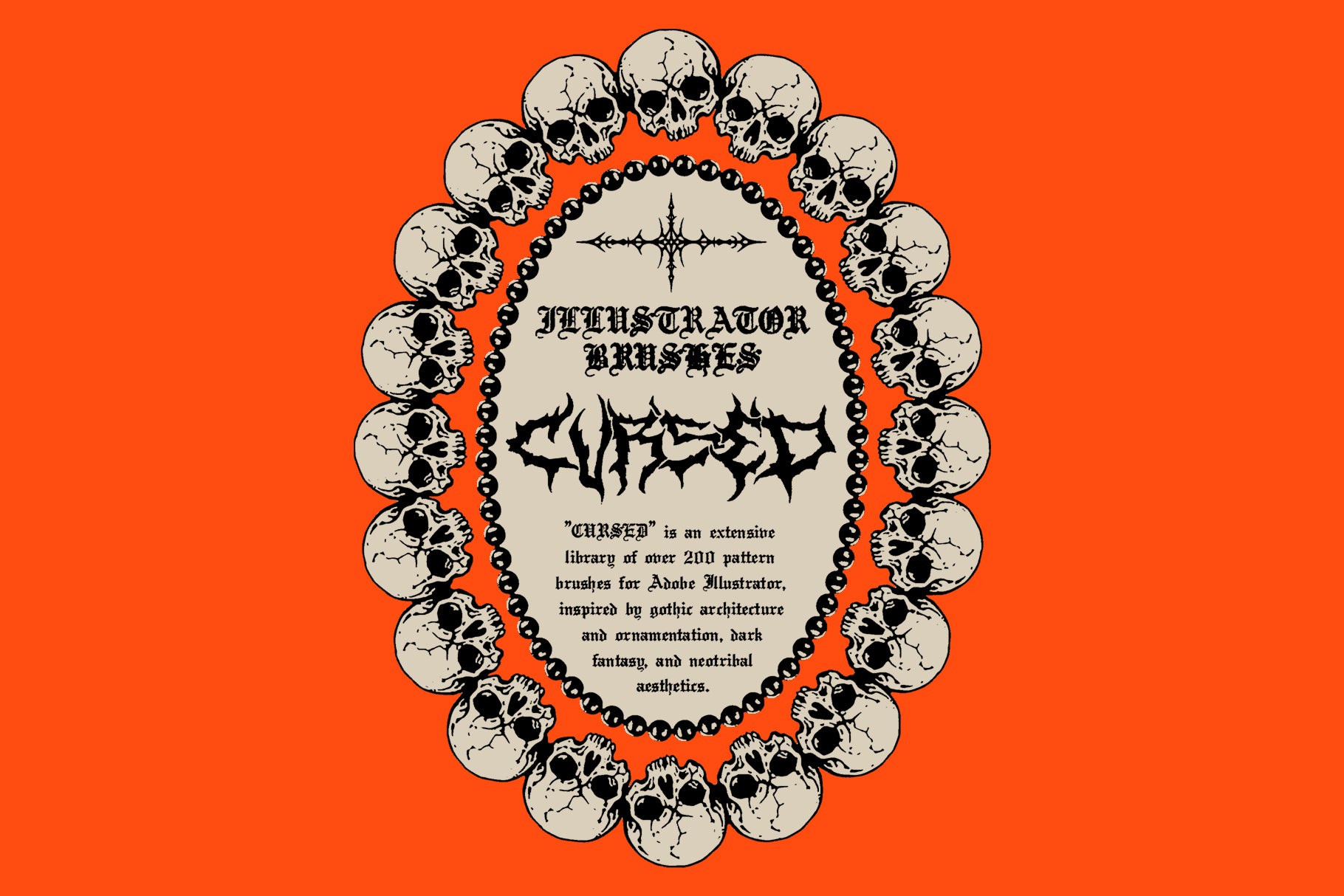 Cursed Illustrator Brushes