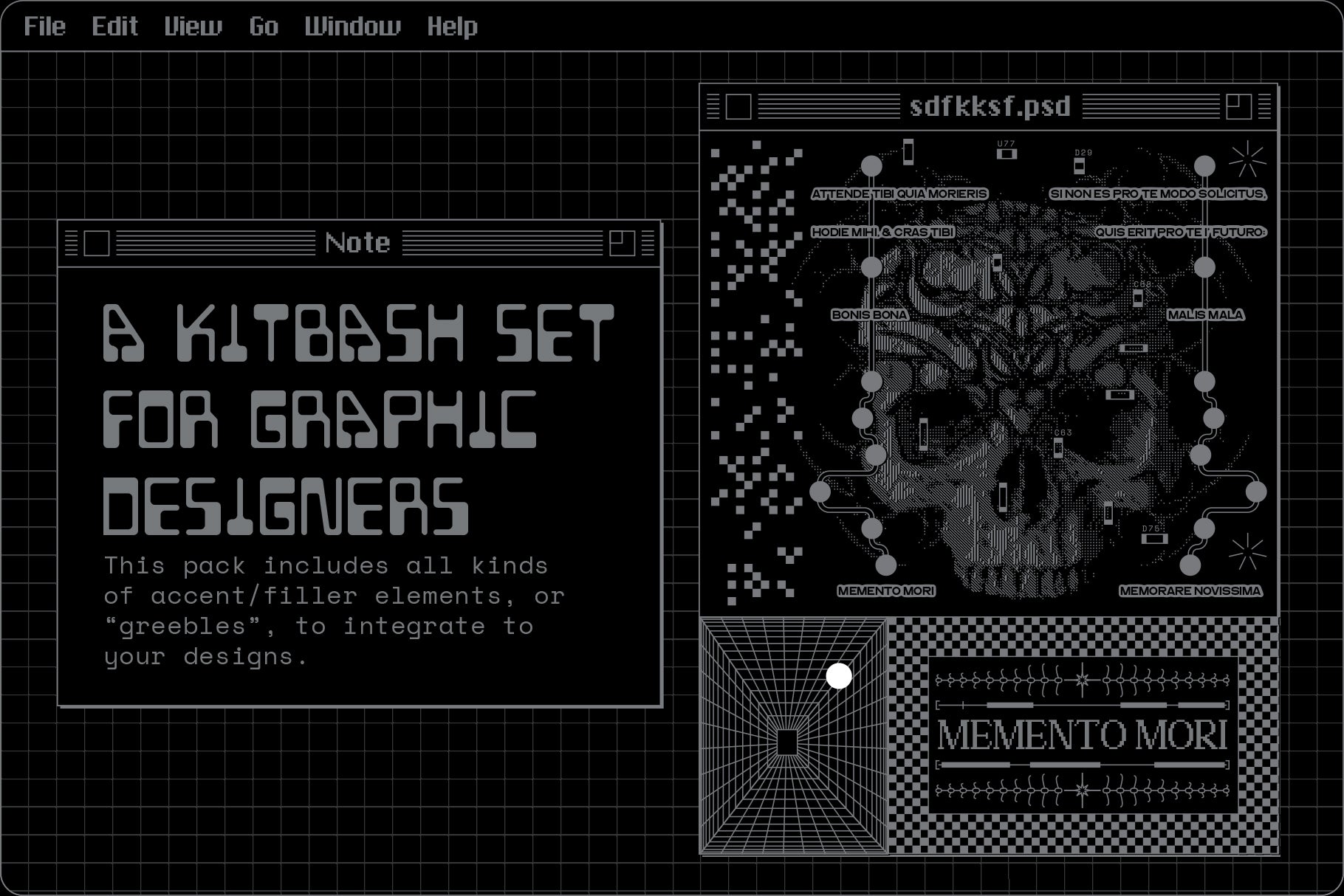 Greebles Vector Pack