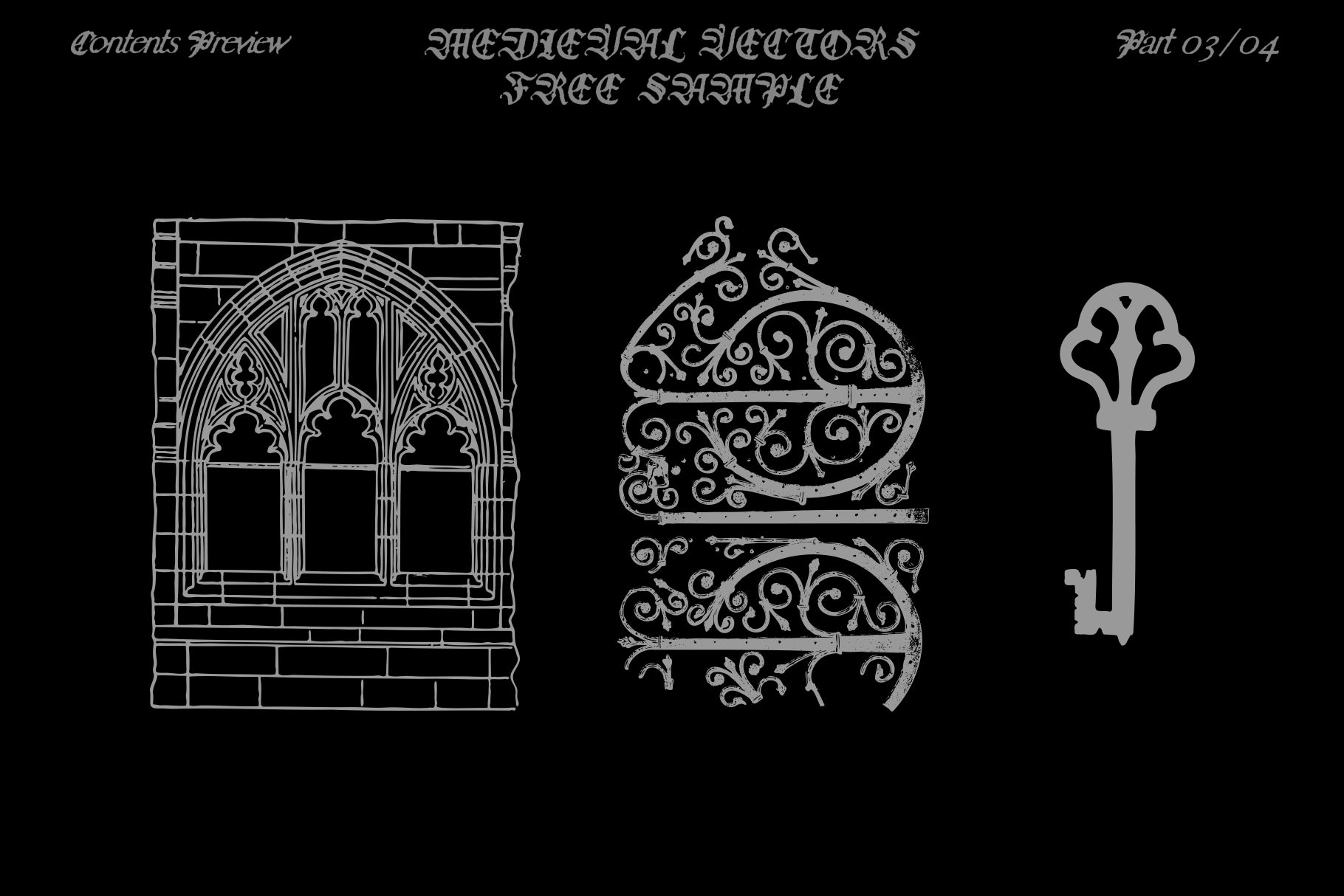 Medieval Vectors FREE SAMPLE