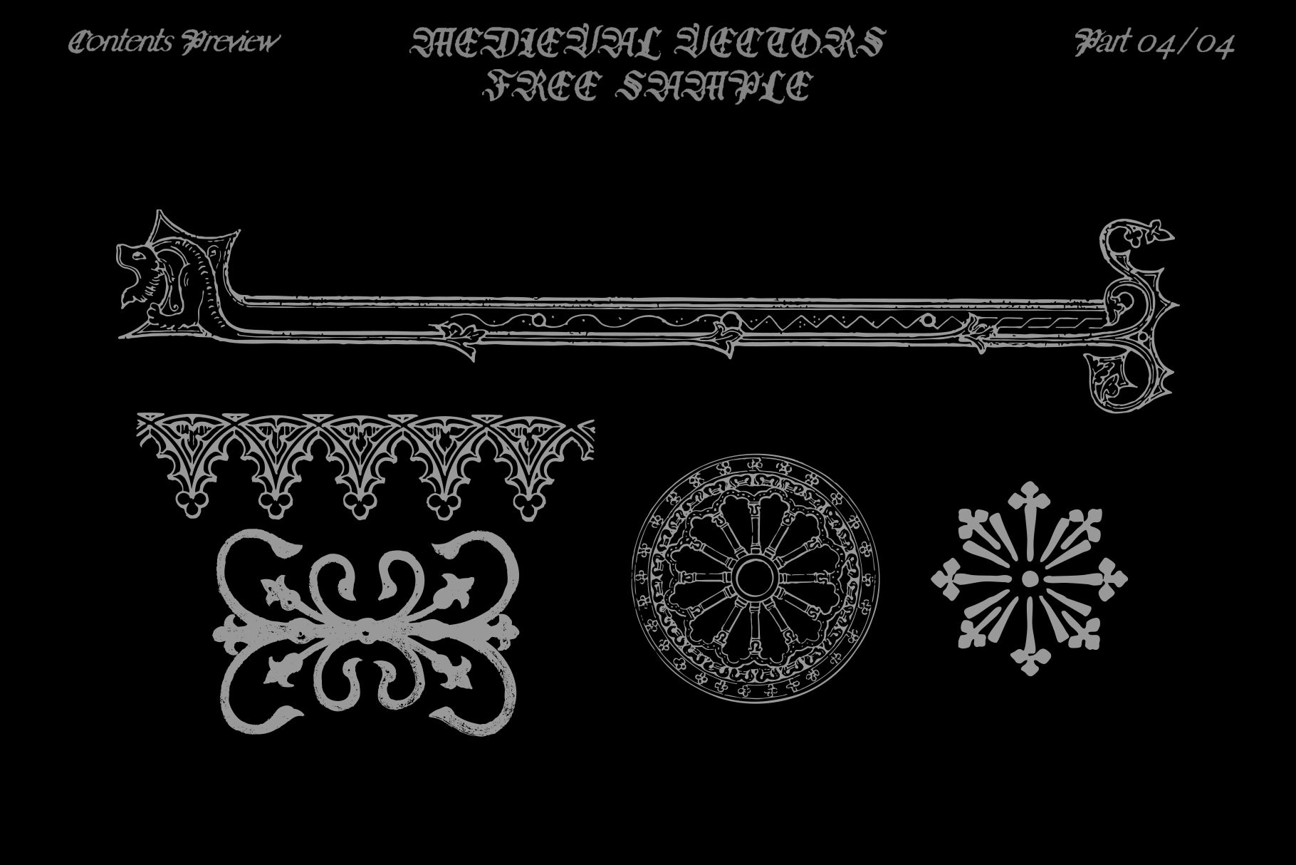 Medieval Vectors FREE SAMPLE