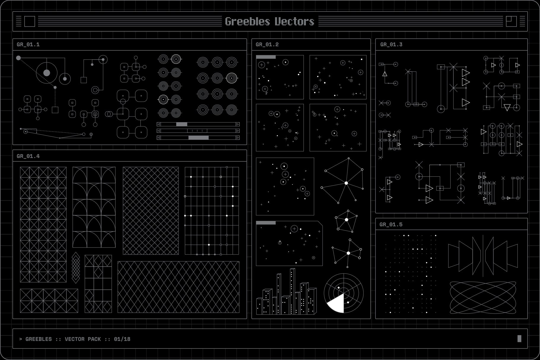 Greebles Vector Pack