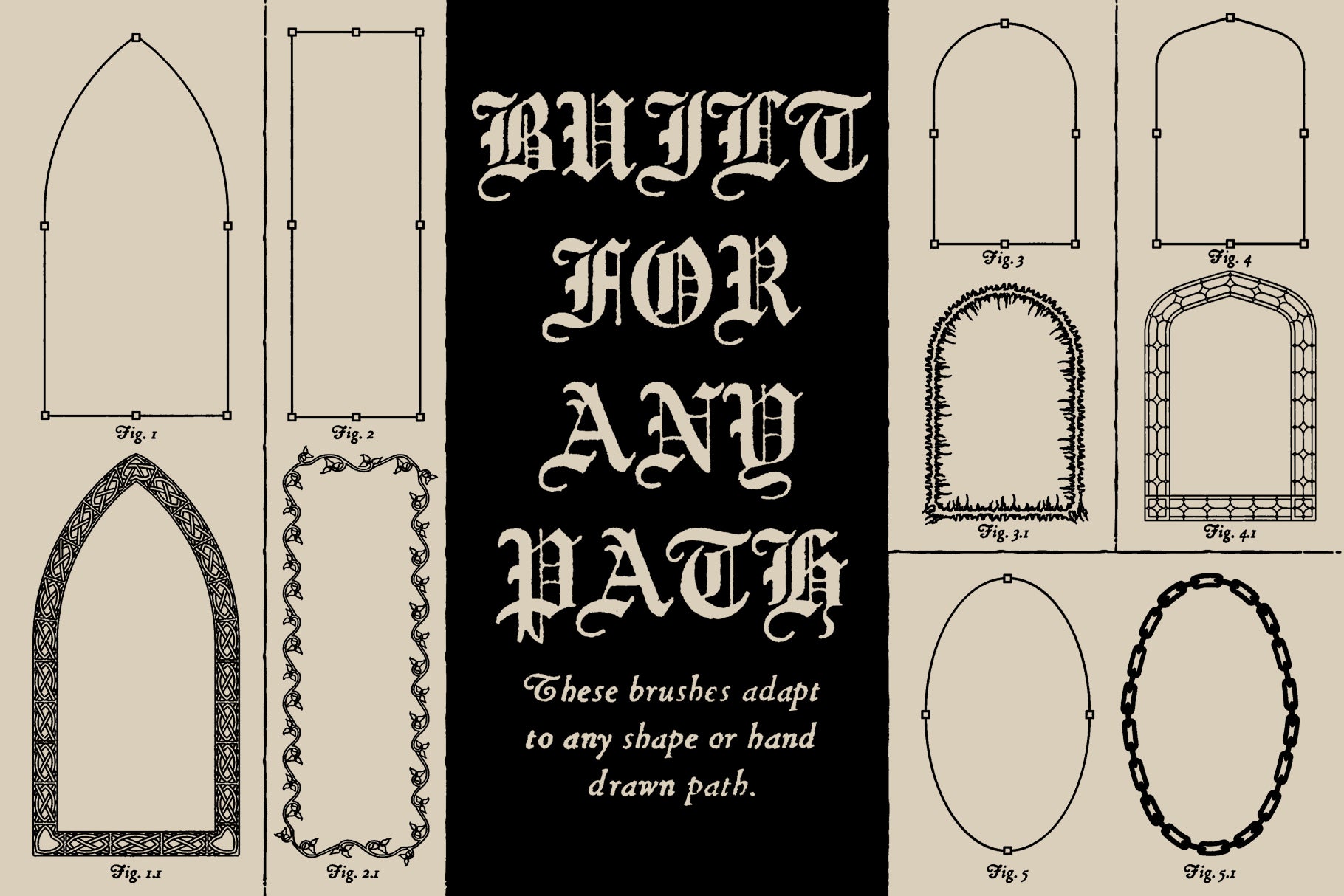 Cursed Illustrator Brushes