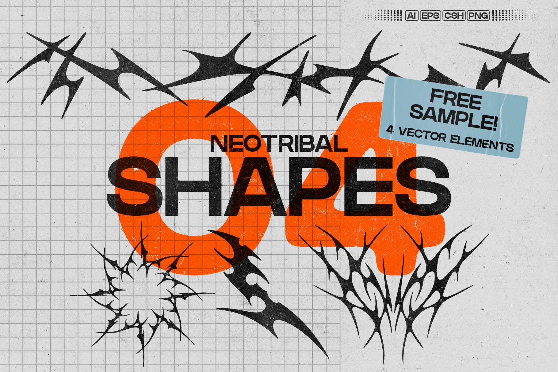 Neotribal Shapes - FREE SAMPLE
